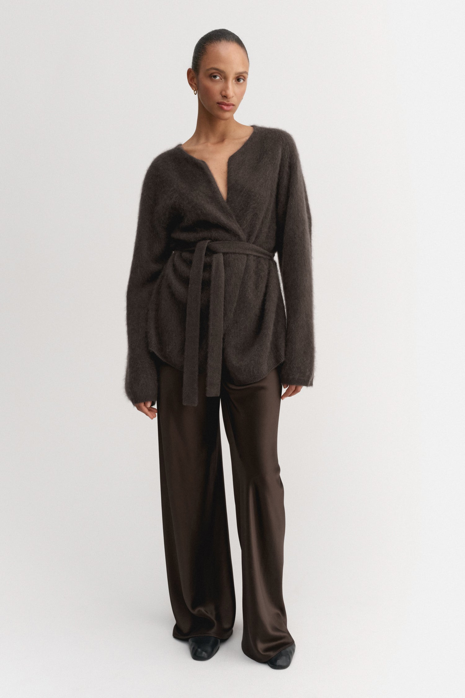 Aria Strickjacke, schokolade