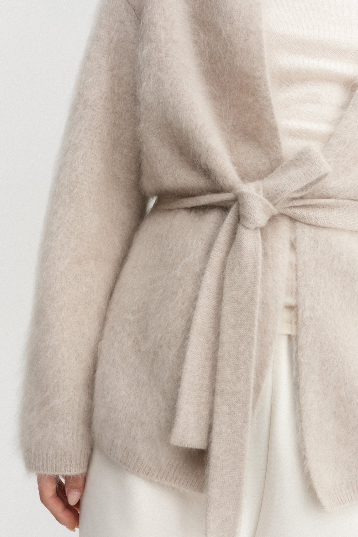 Aria Cardigan, taupe