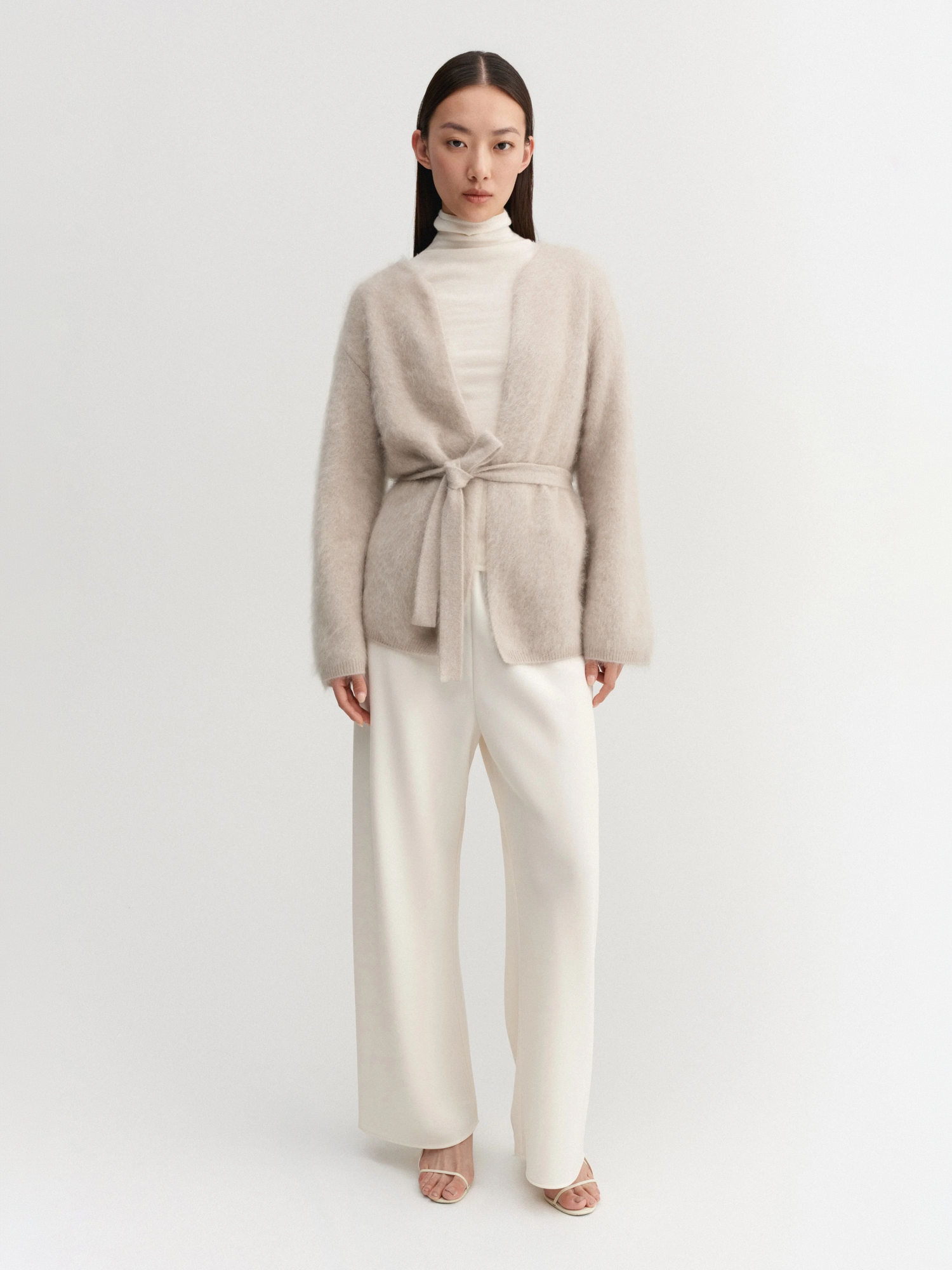 Aria Strickjacke, taupe