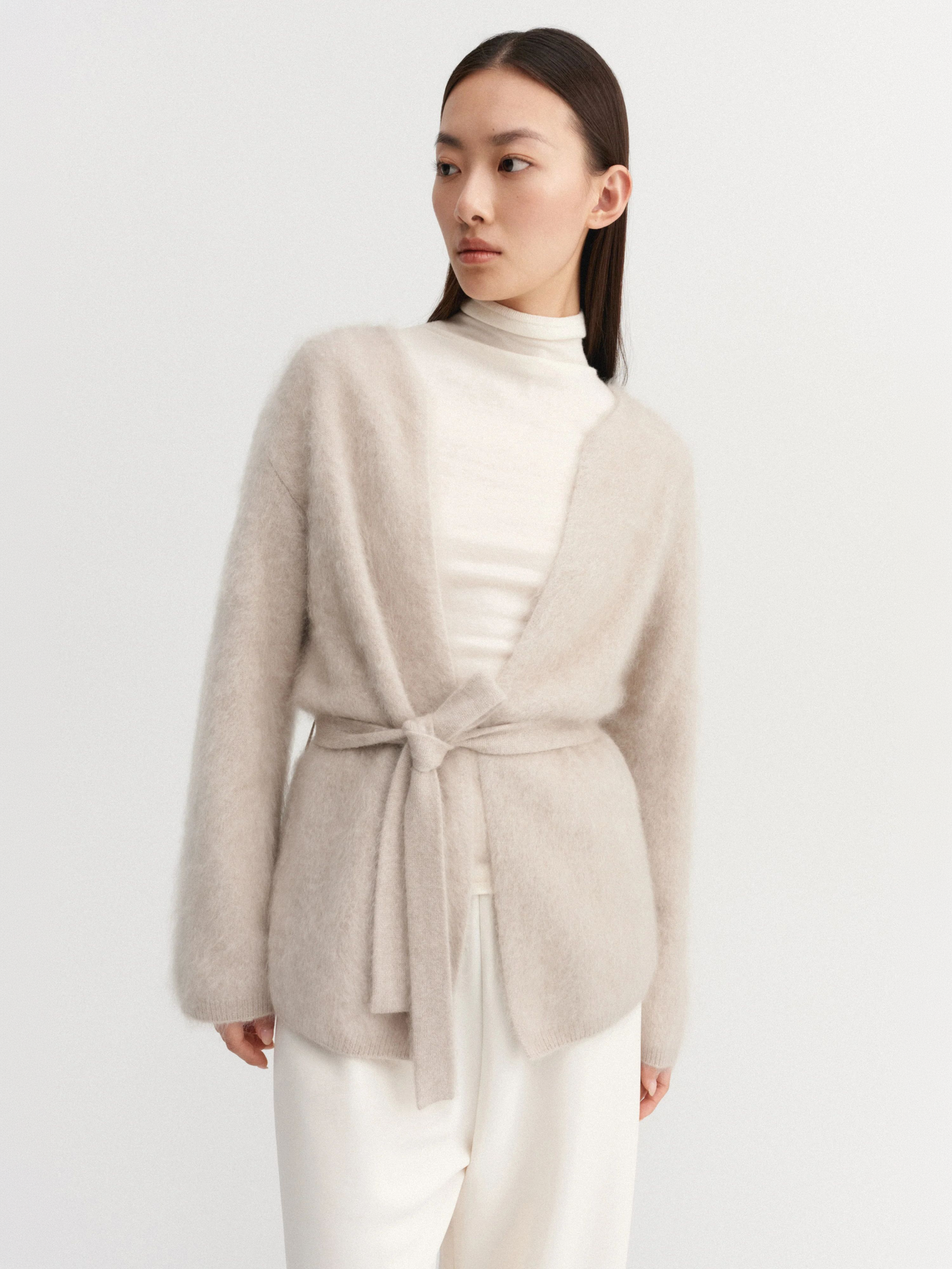 Aria Strickjacke, taupe