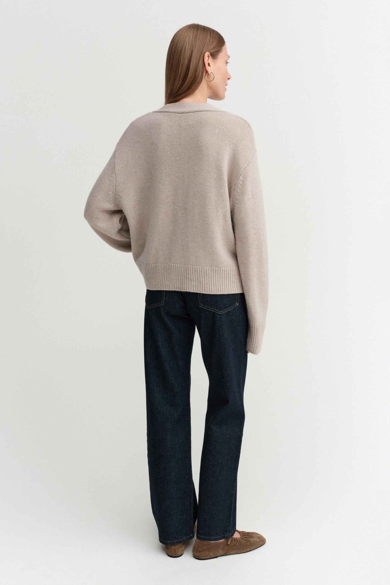 Beja Cardigan, taupe