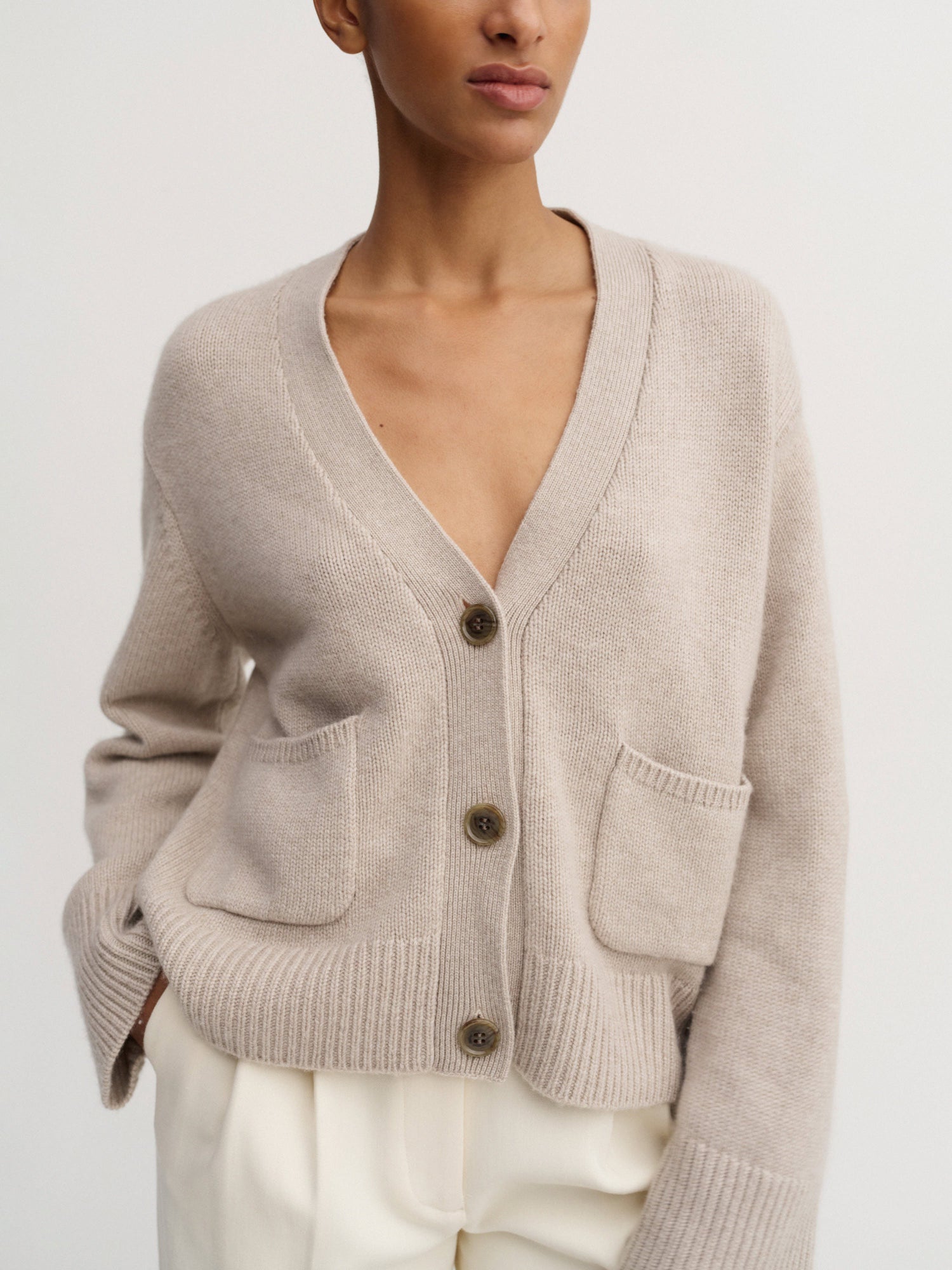 Cardigan Beja, taupe