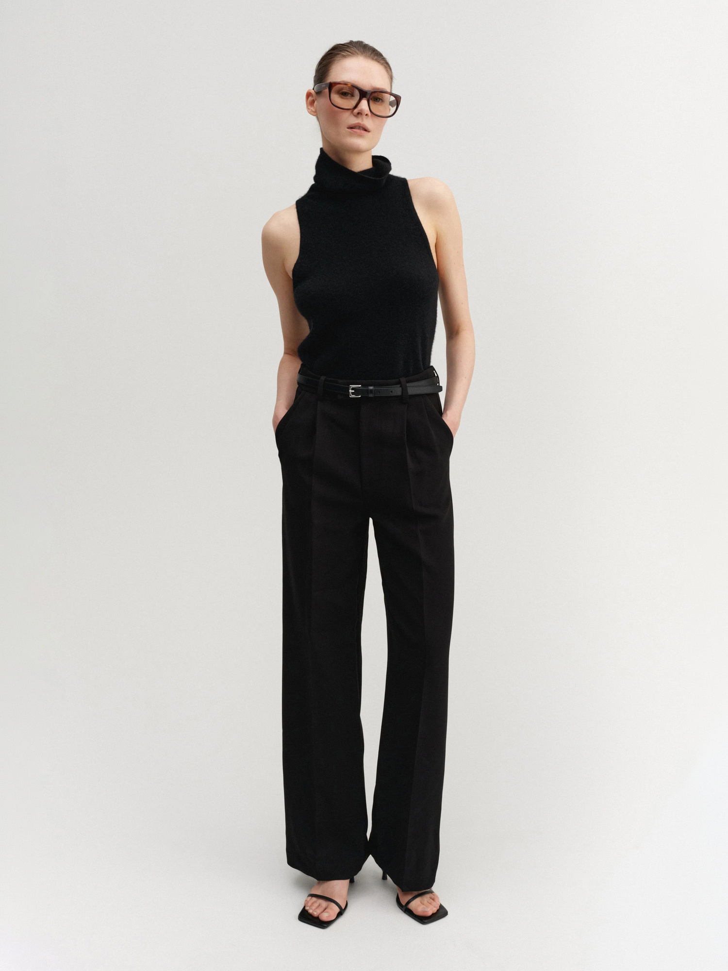 Pantalon Bella, noir