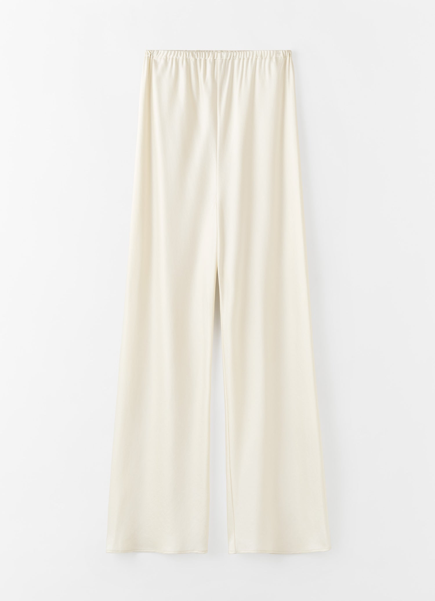 Bias Satin Pants, vanilla