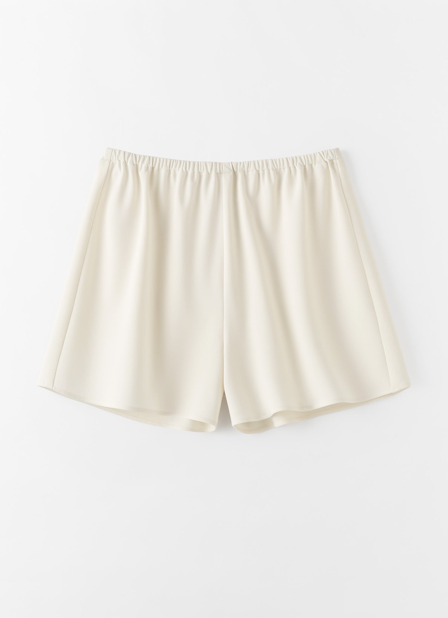 Bim Crepe Shorts, cream