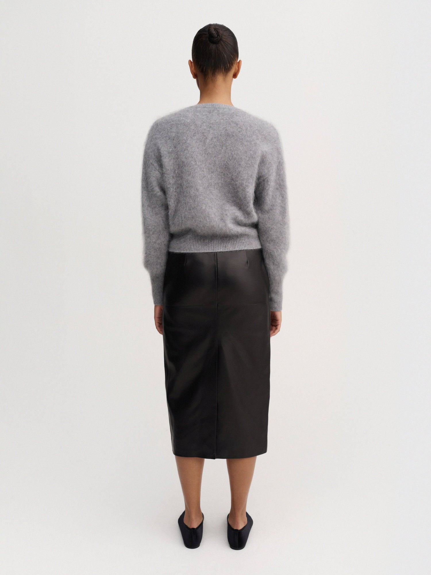 Coco Brushed Cardigan, grey