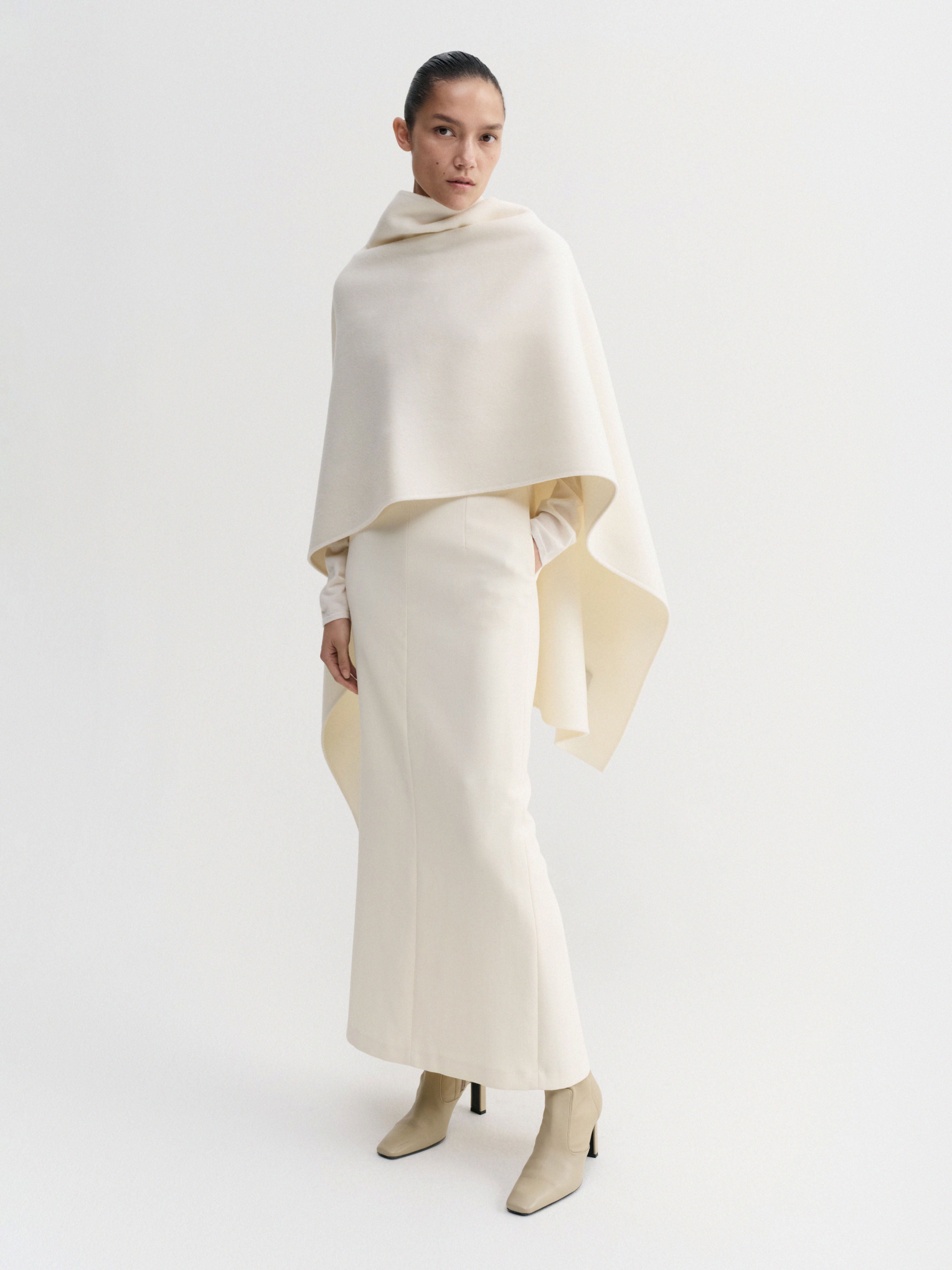 Colette Doublé Cape, cream – ALMADA LABEL