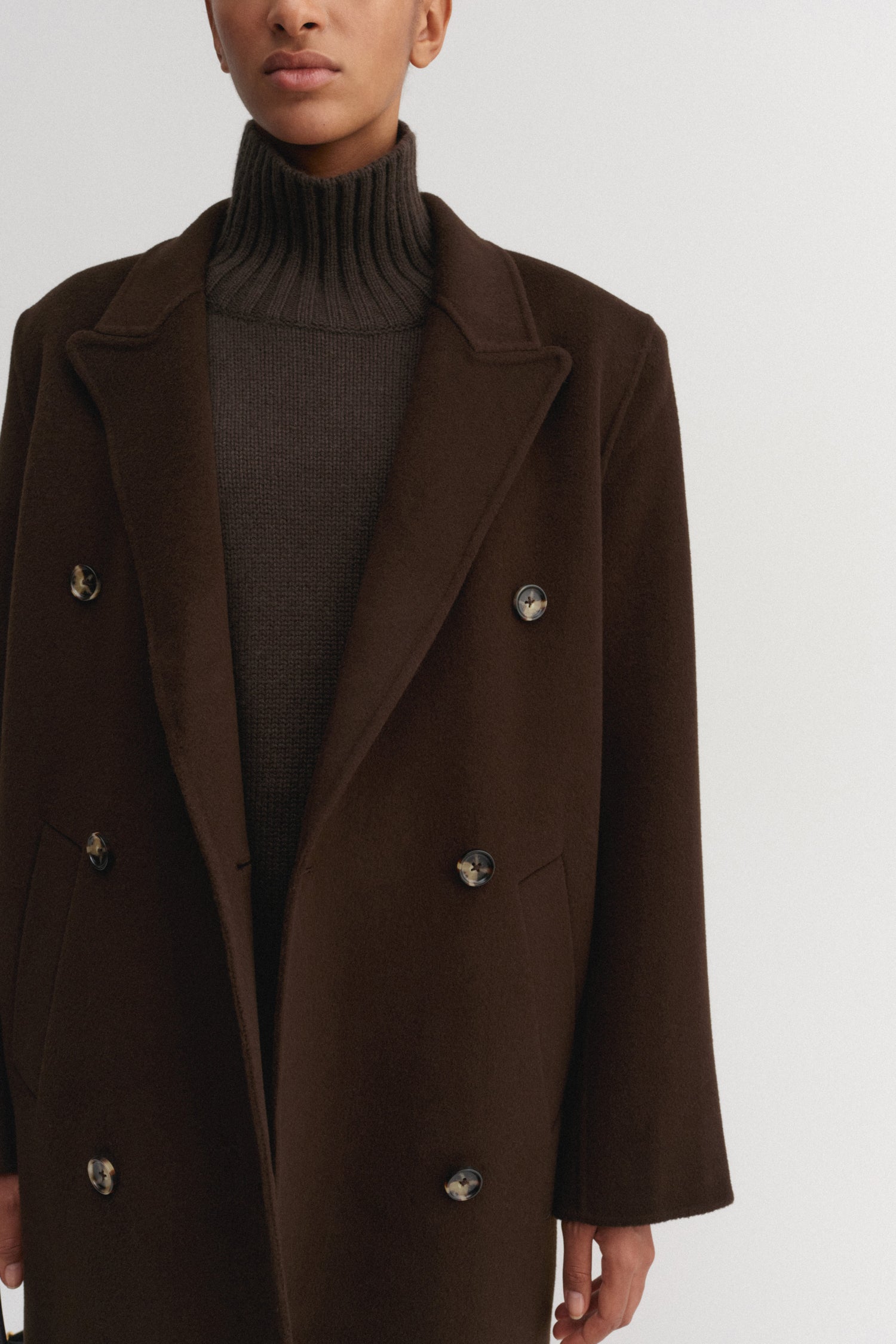 Deja Doublé Coat, chocolate