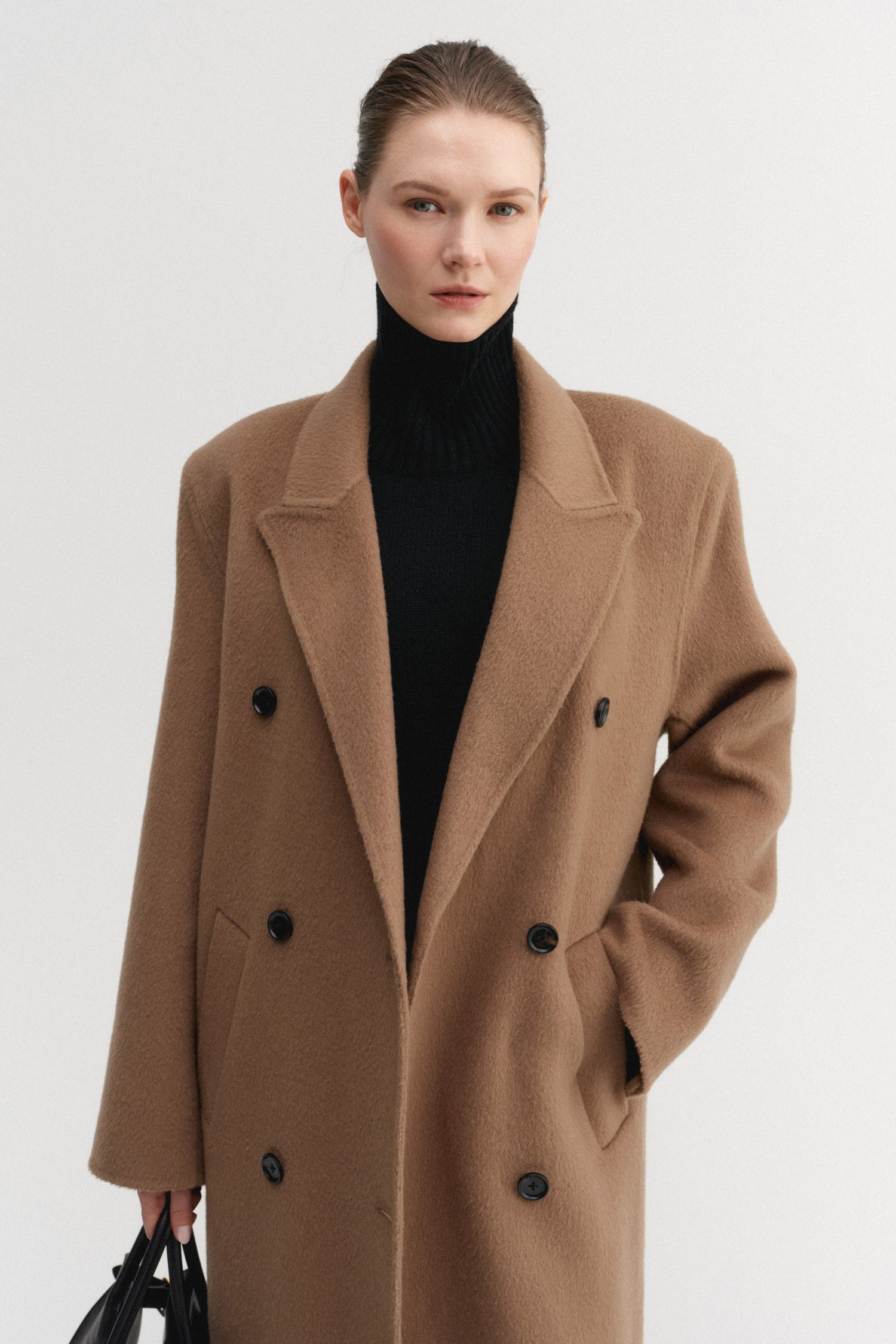 Deja Doublé Coat, tan