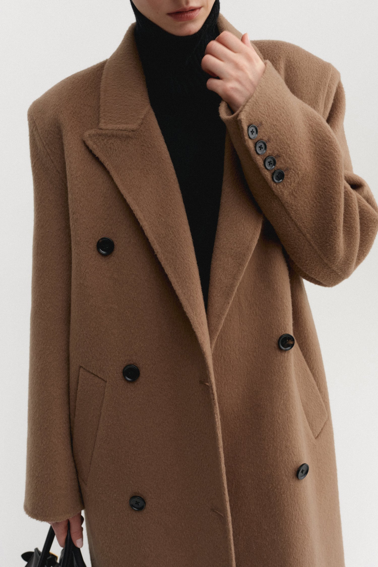 Deja Doublé Coat, tan