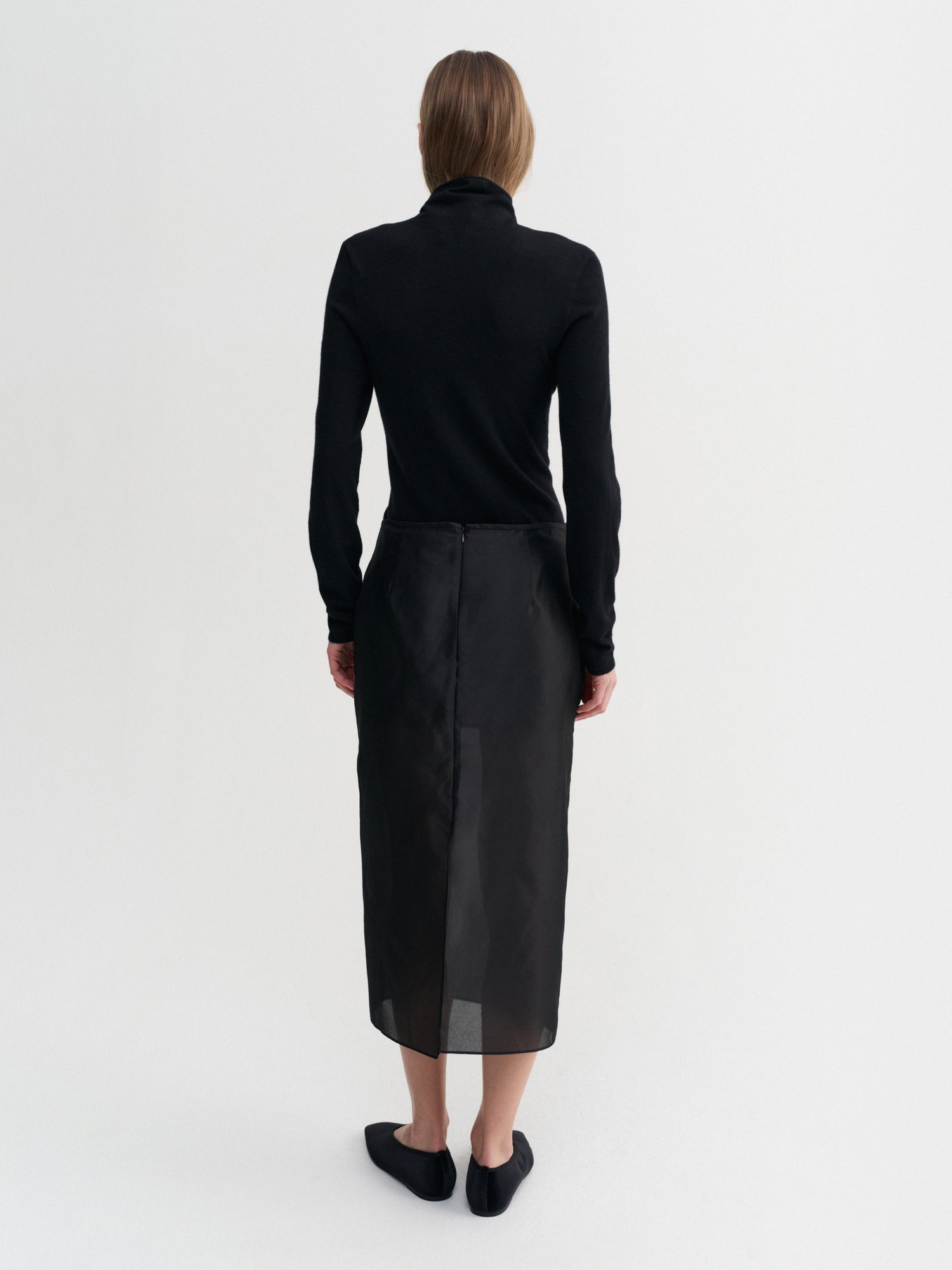 Farra Turtleneck Top, black