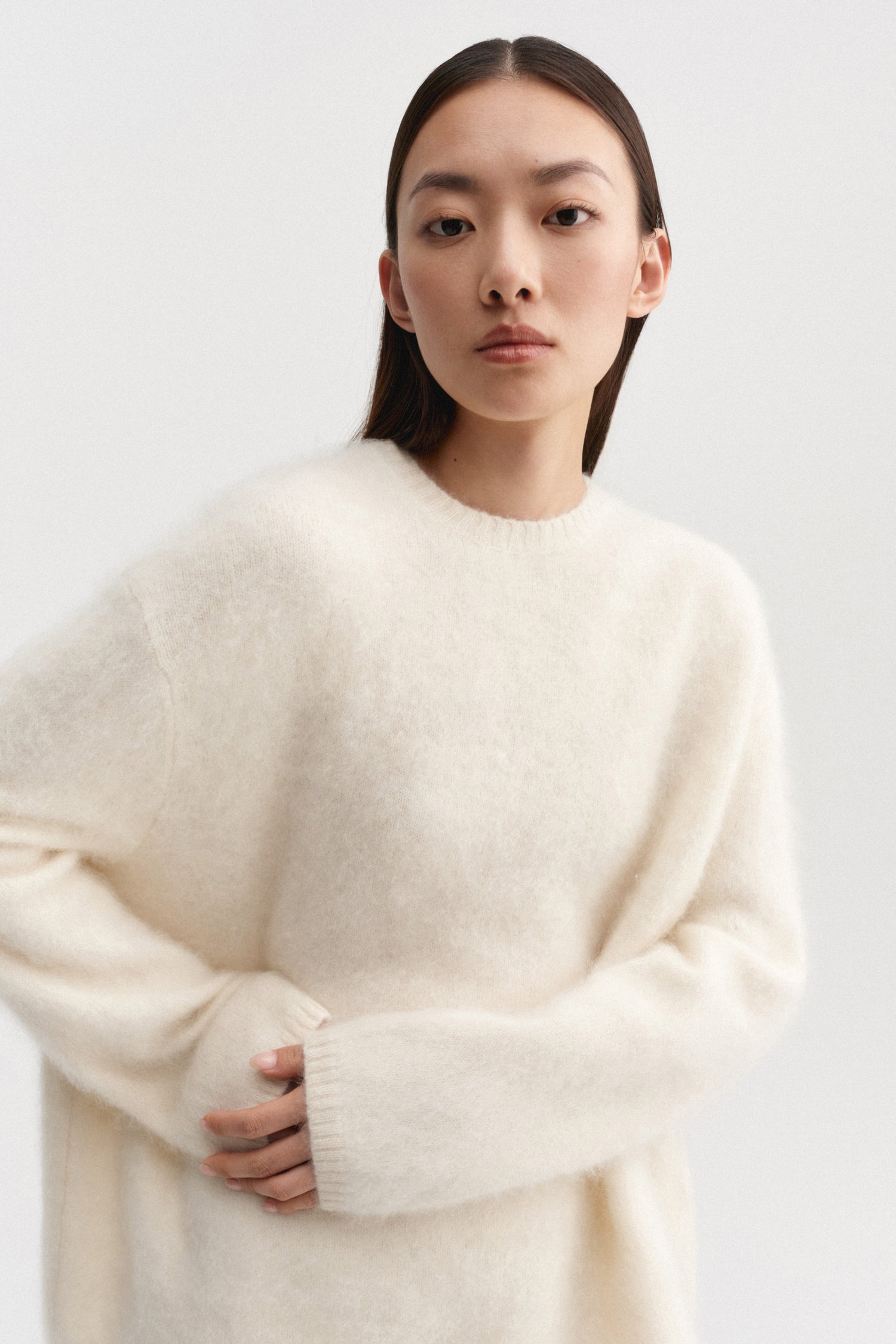 Floy Cashmere Sweater, cream