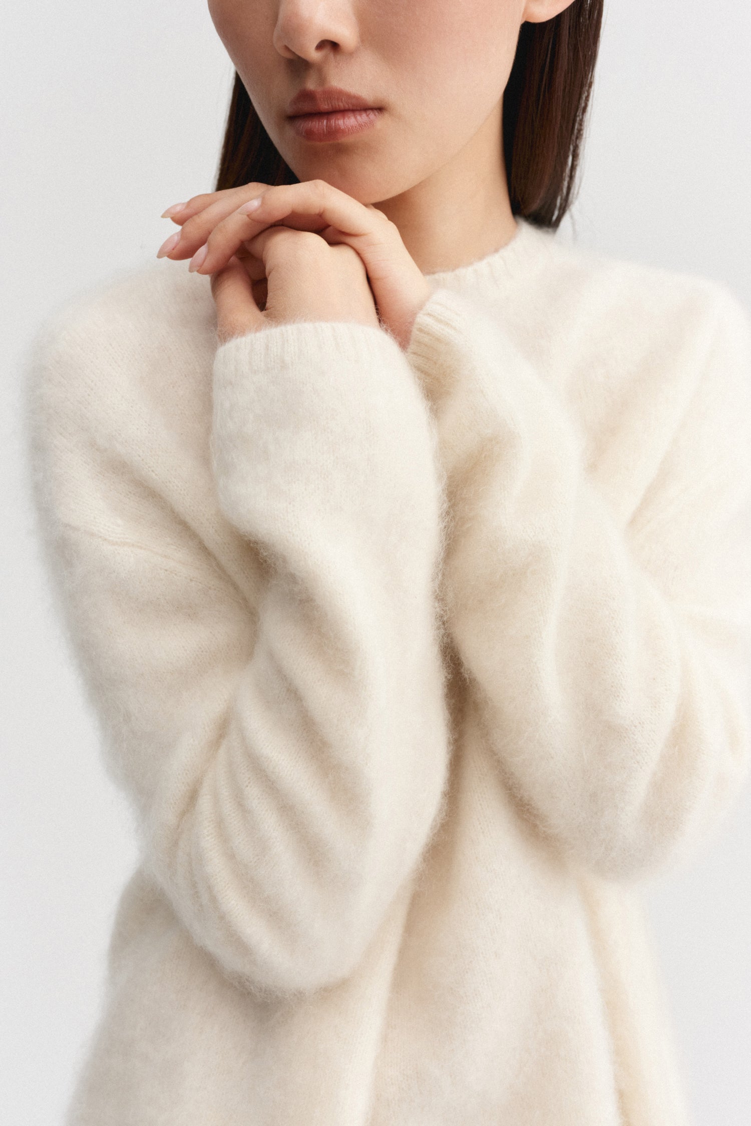 Floy Cashmere Sweater, cream