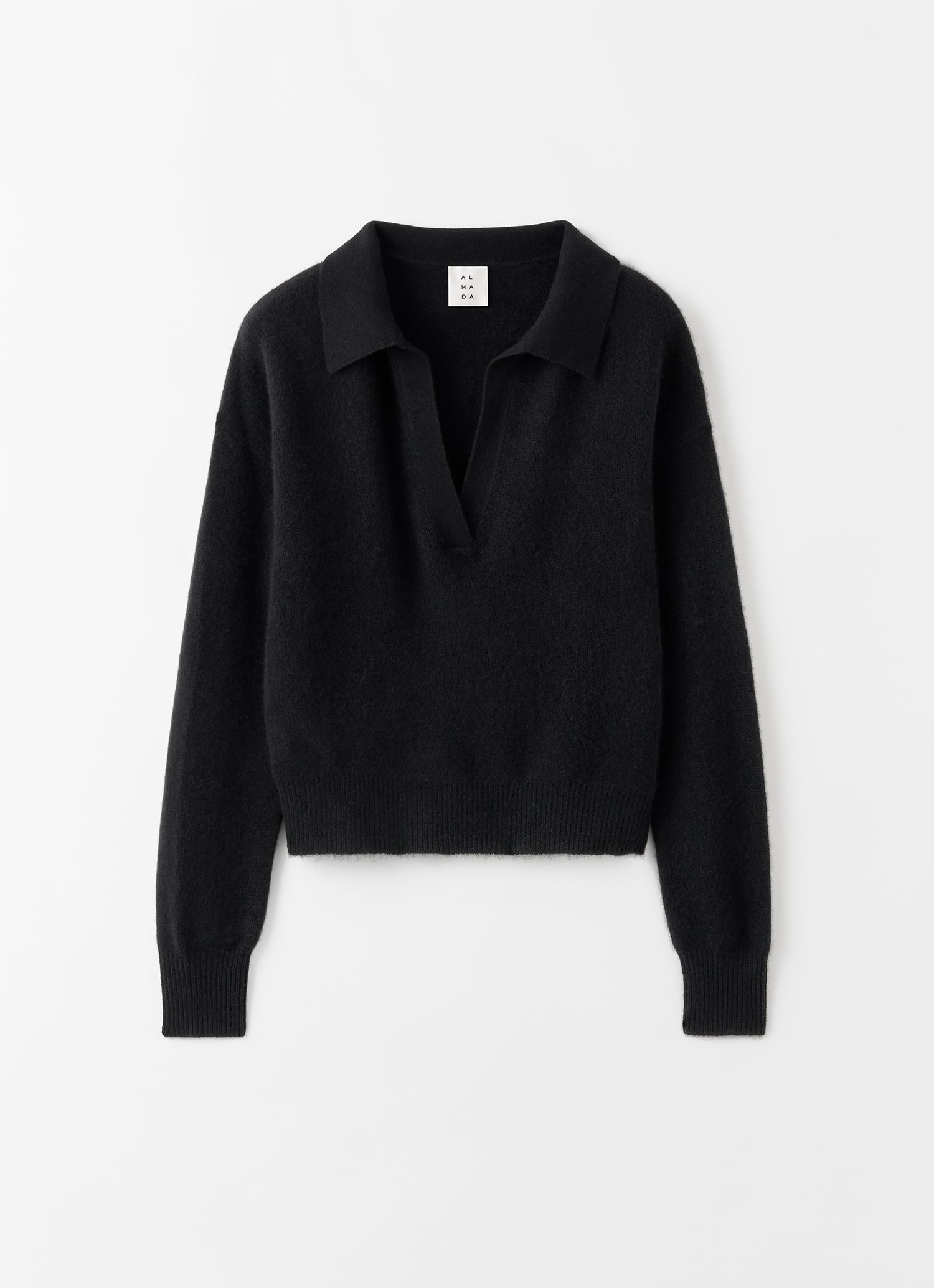 Kaia Collar Sweater, black