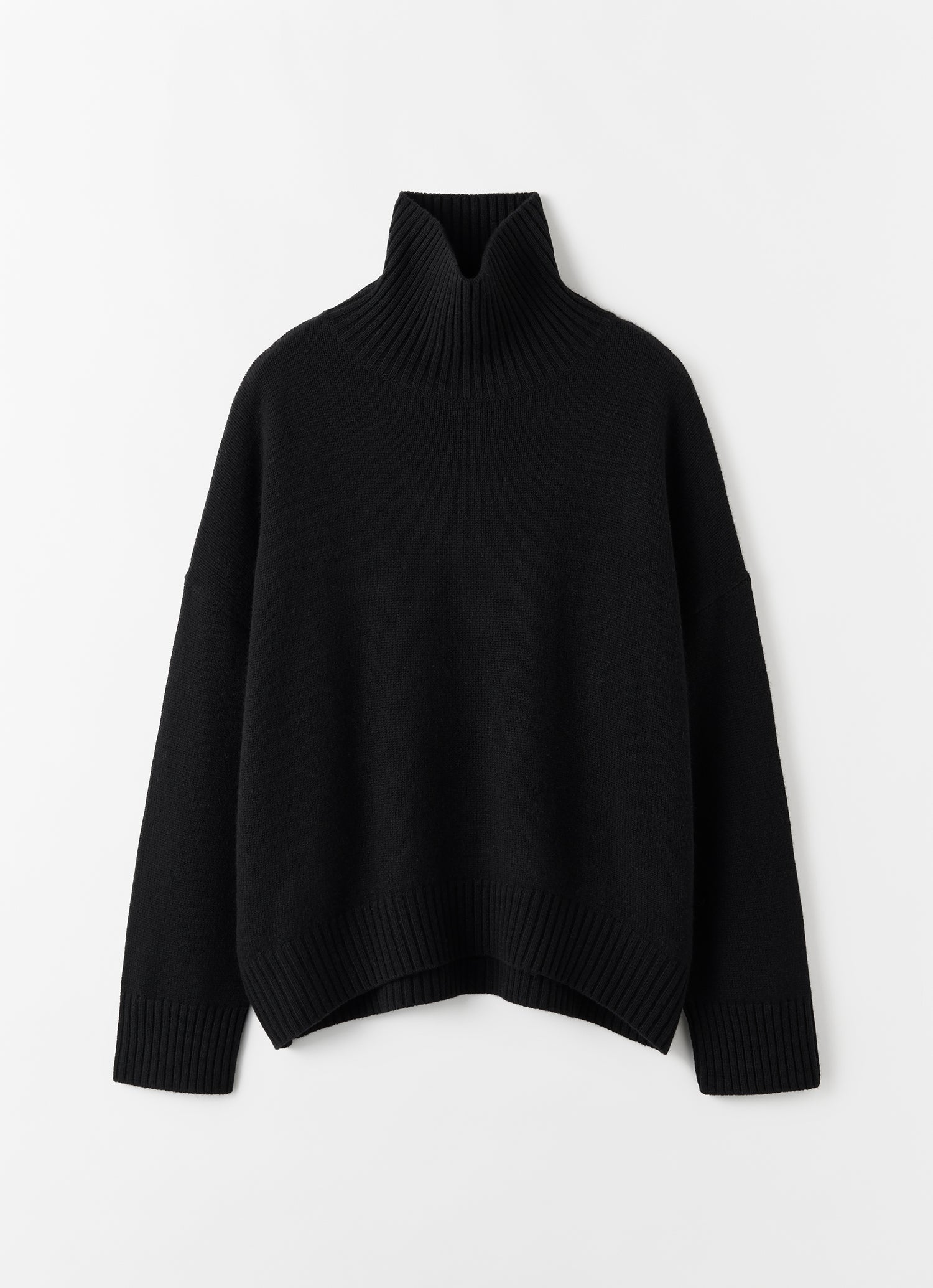 Kia Rollkragenpullover, schwarz