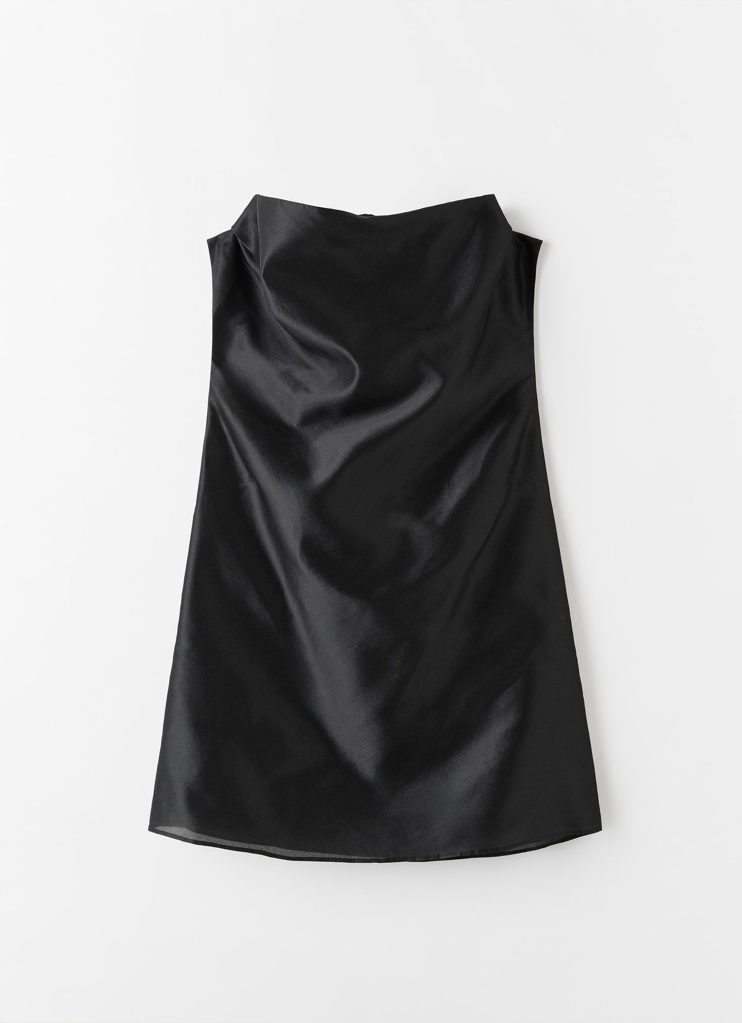 Kiera Organza Top, black