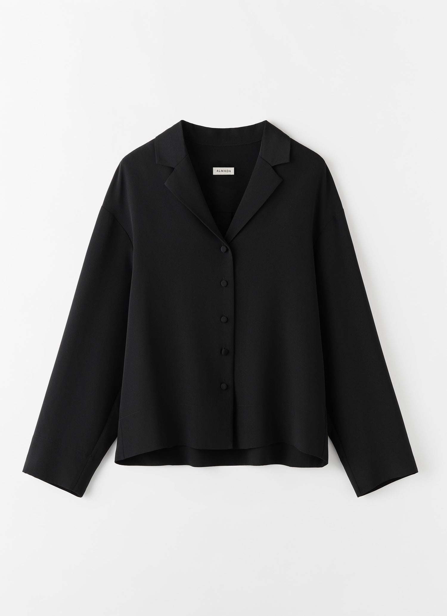 Leia Silk Shirt, black