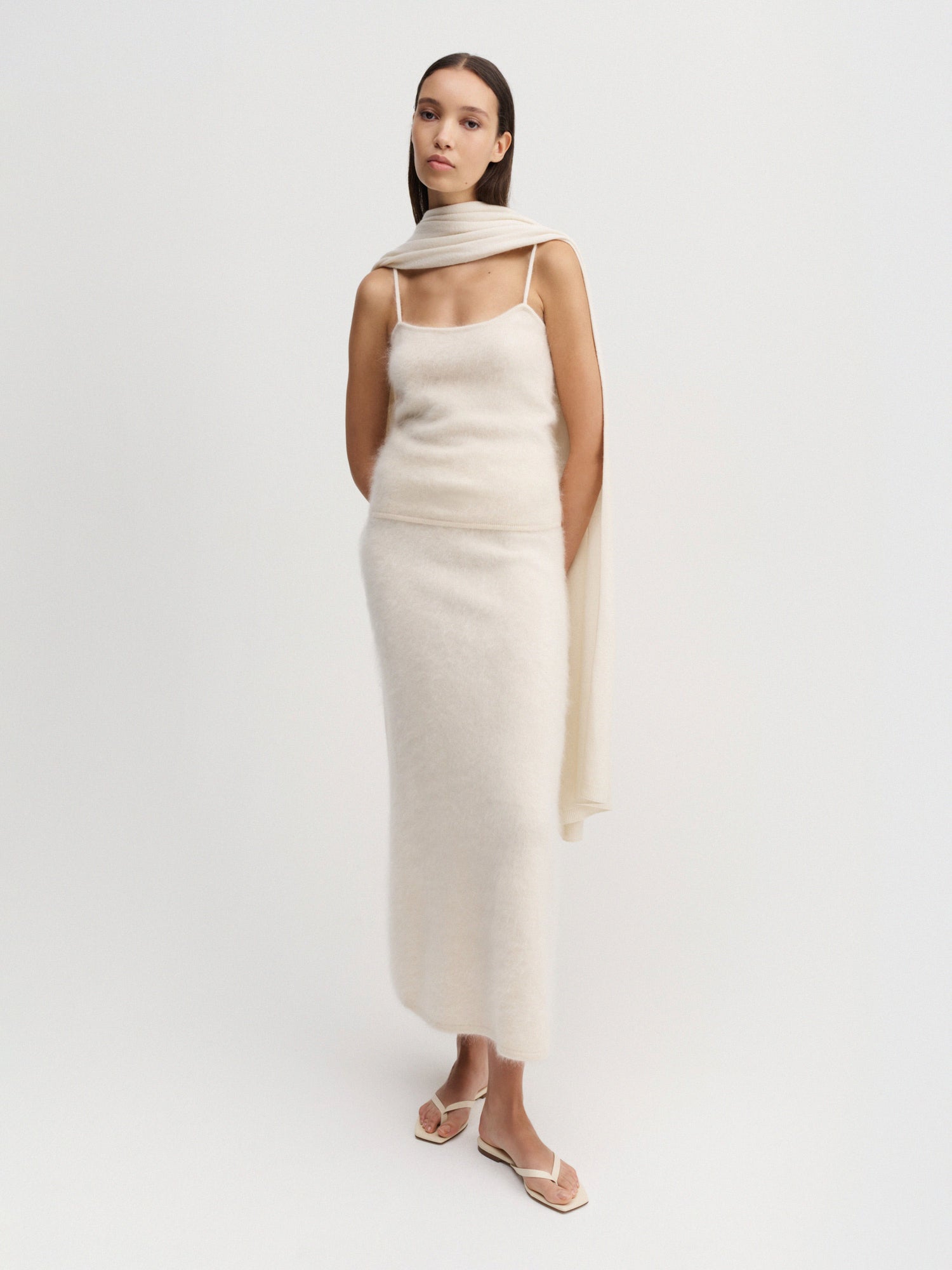 Lucy Brushed Top, vanilla