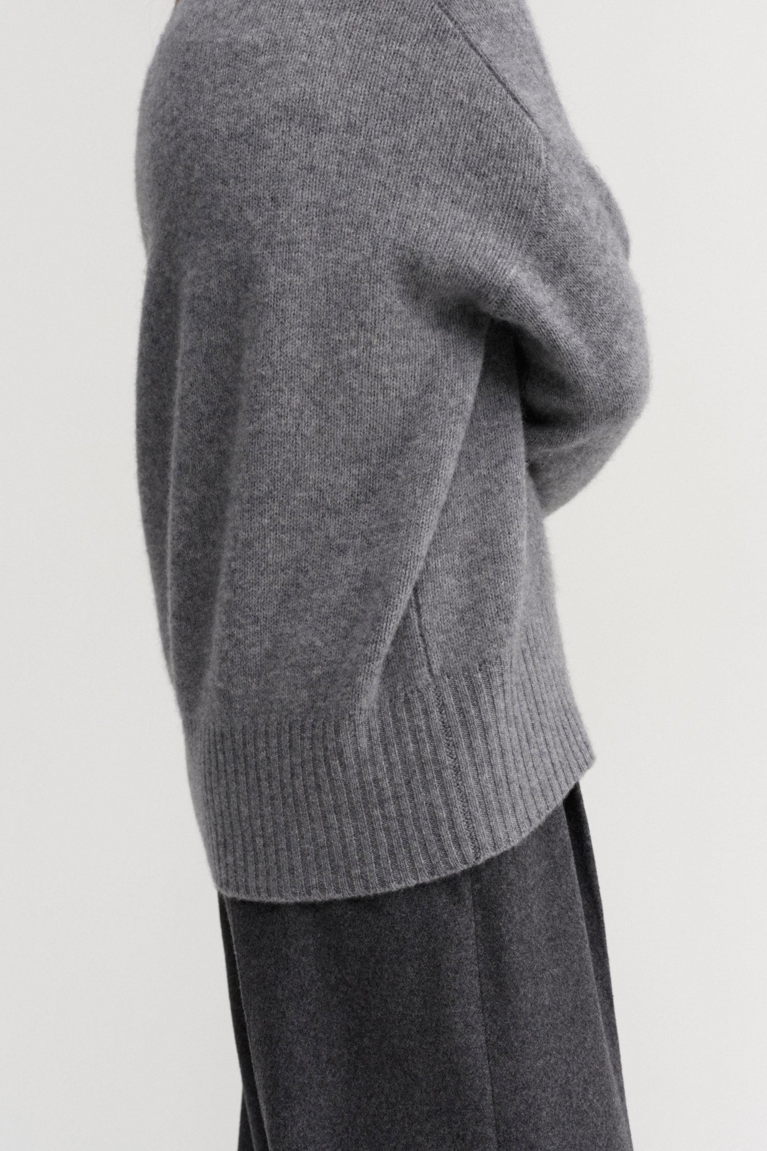 Mica Crewneck Sweater, grey