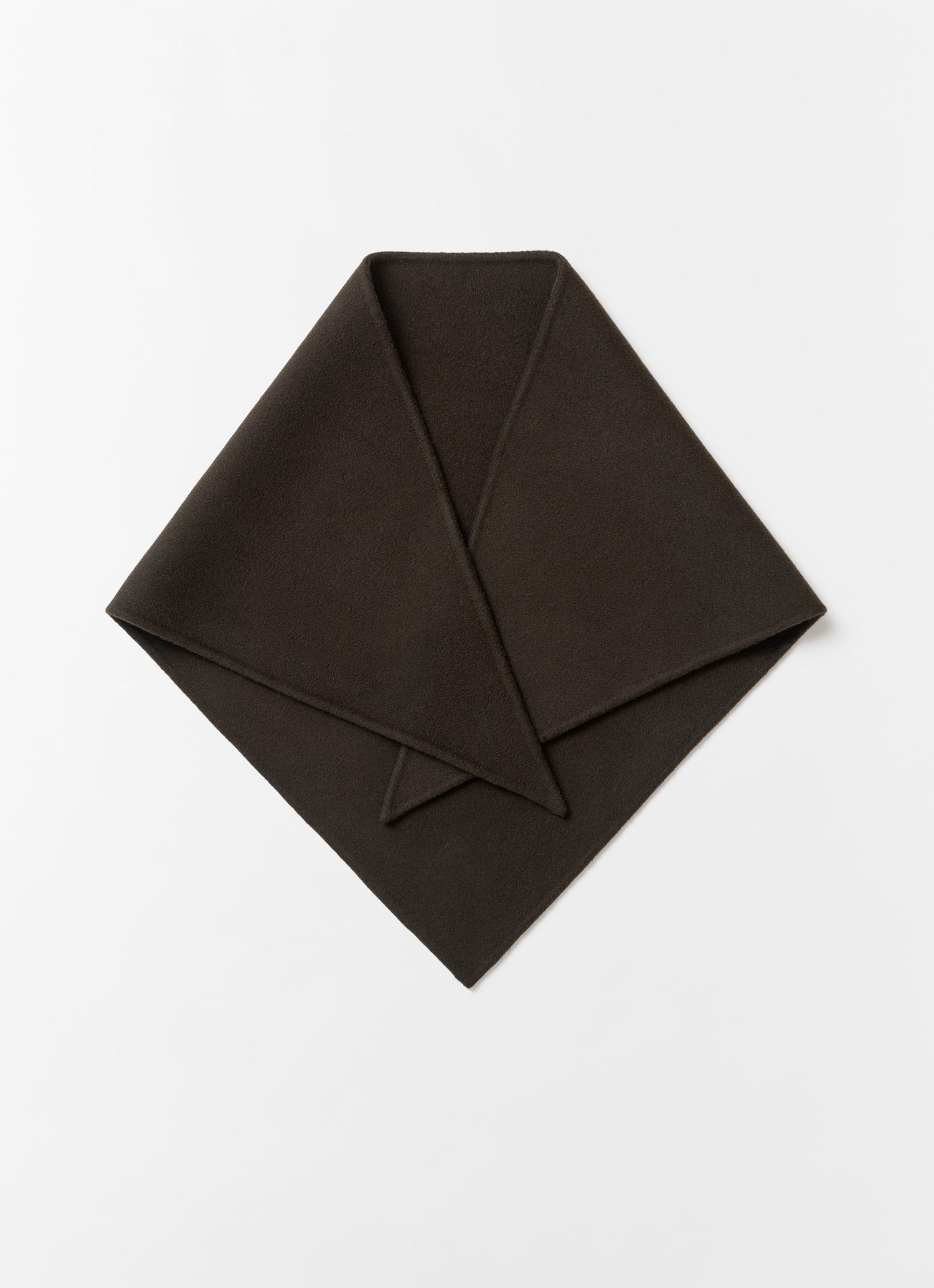 Miley Triangle Scarf, chocolate