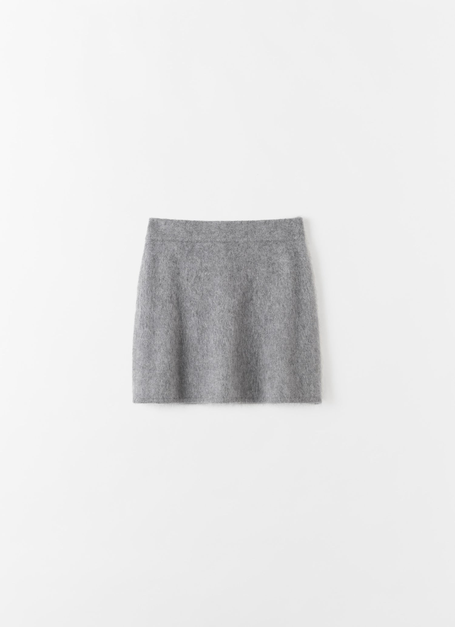 Mimi Brushed Skirt, grey