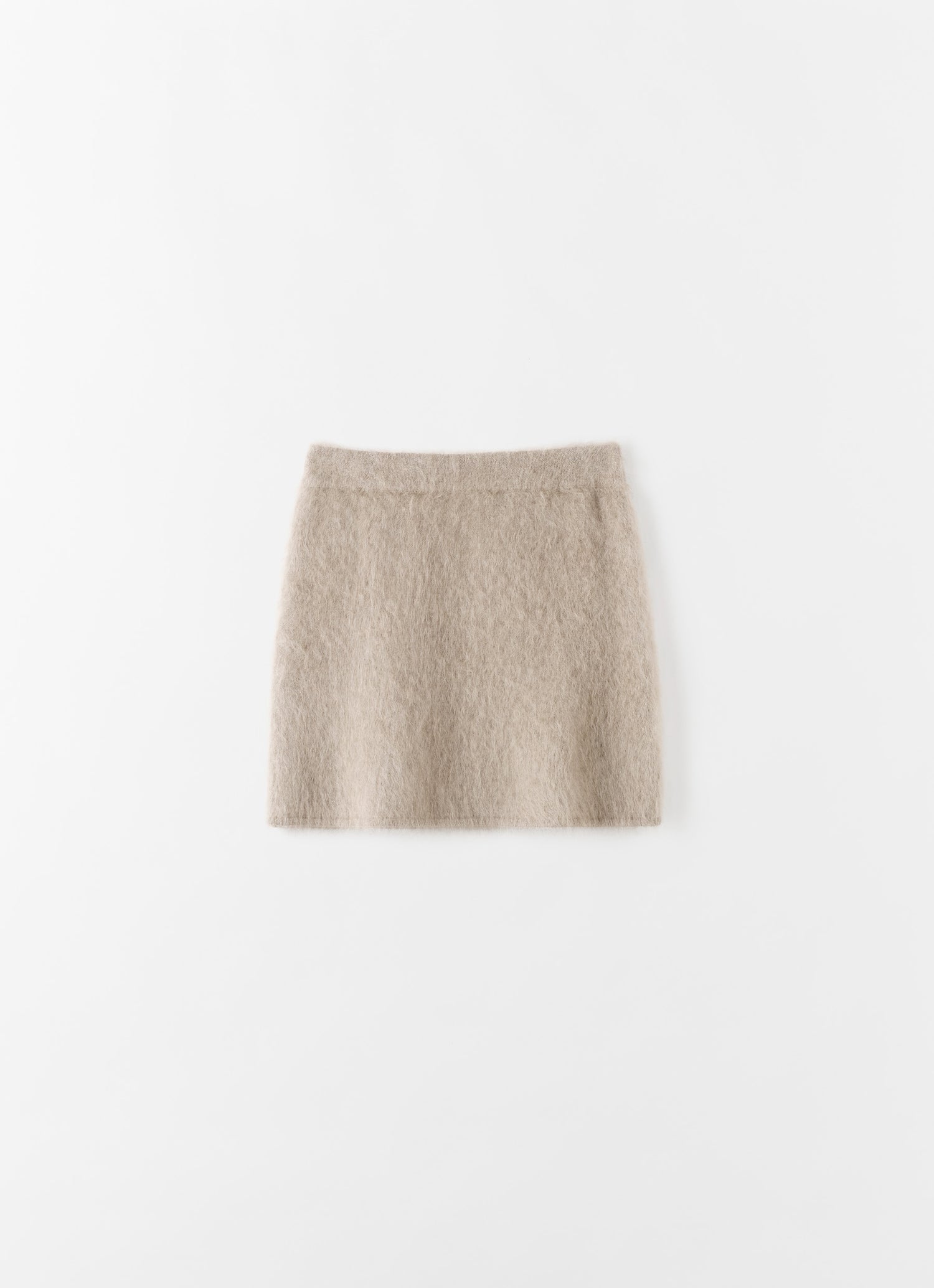 Mimi Brushed Skirt, nougat