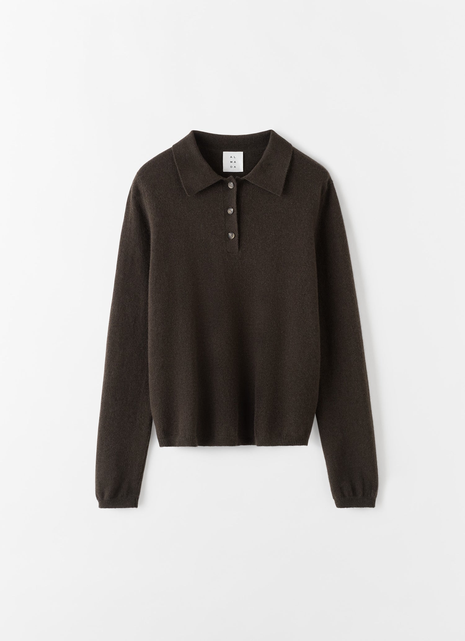 Minou Collar Sweater, chocolate