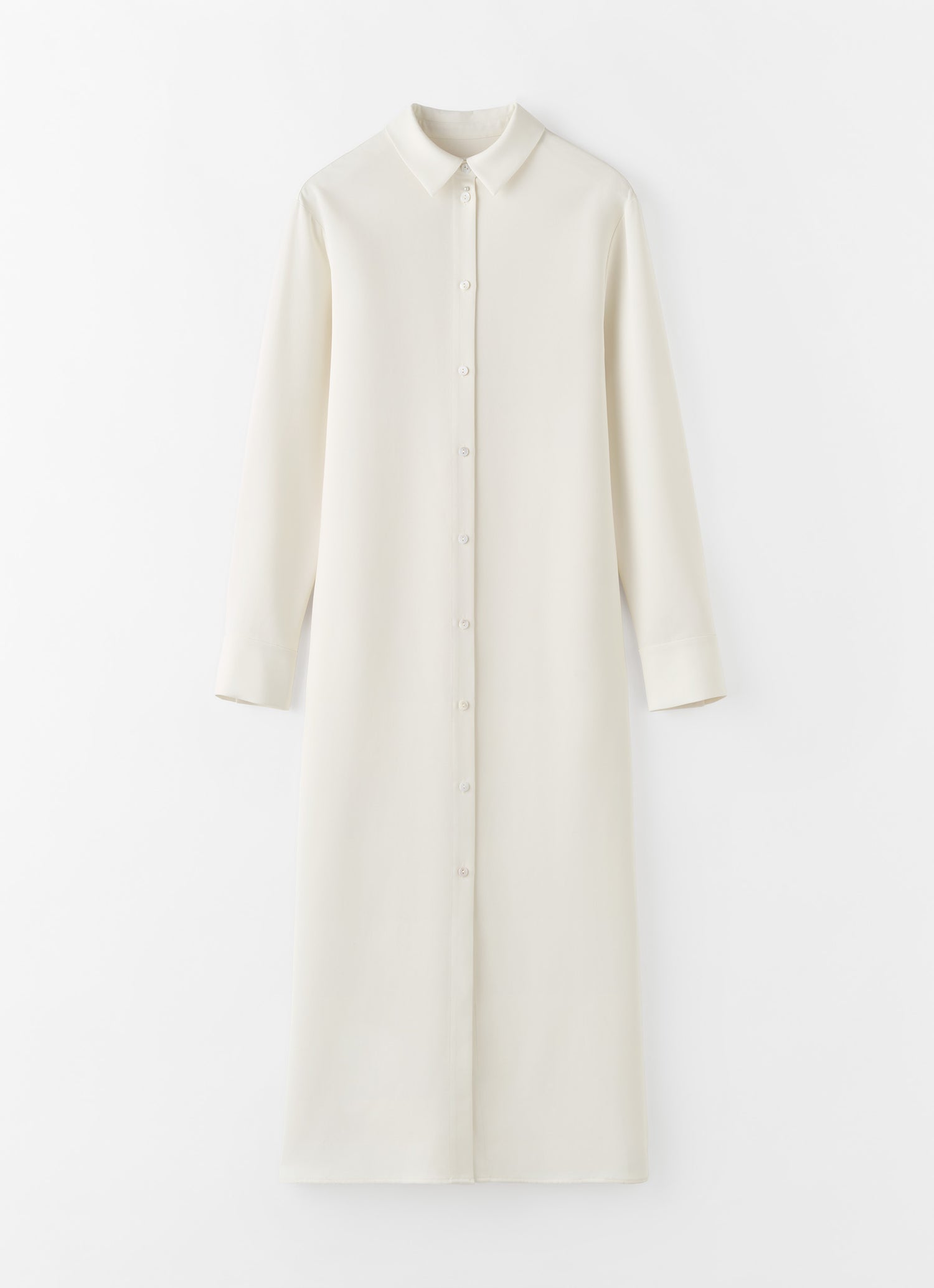 Nile Crepe Dress, cream
