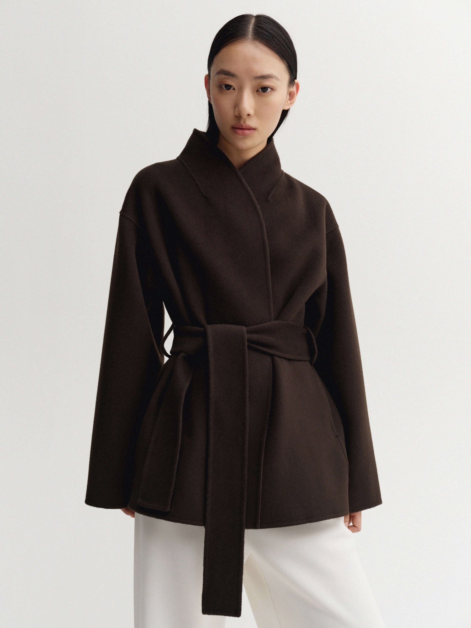 Noorie Doublé Coat, chocolate