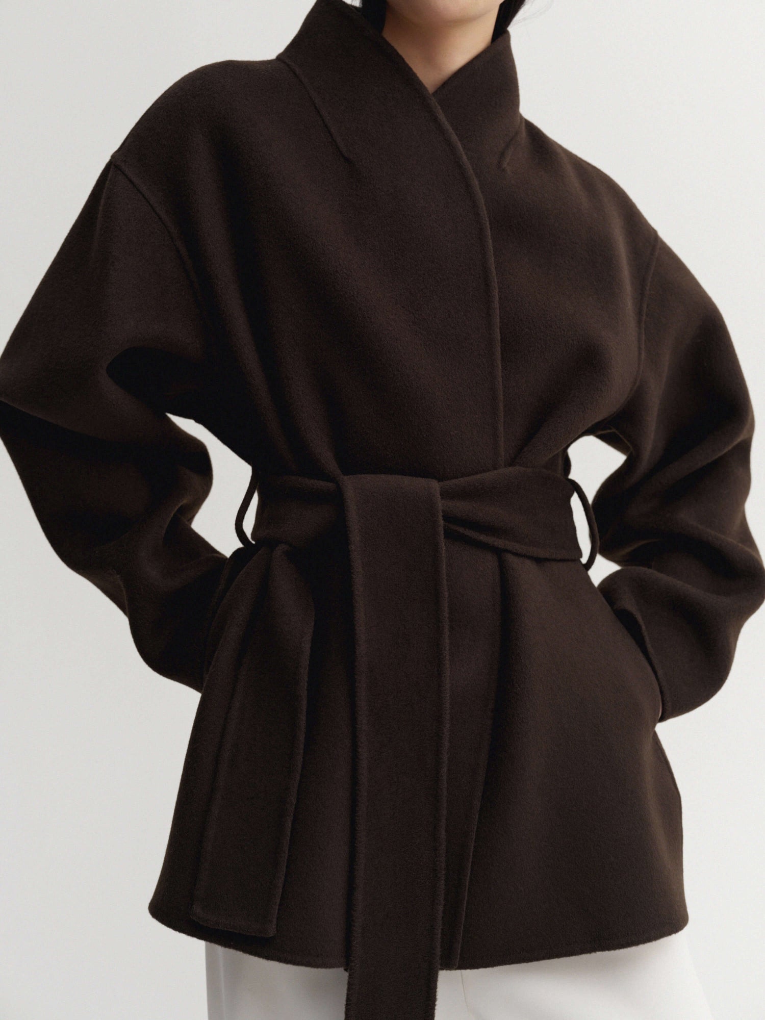 Noorie Doublé Coat, chocolate