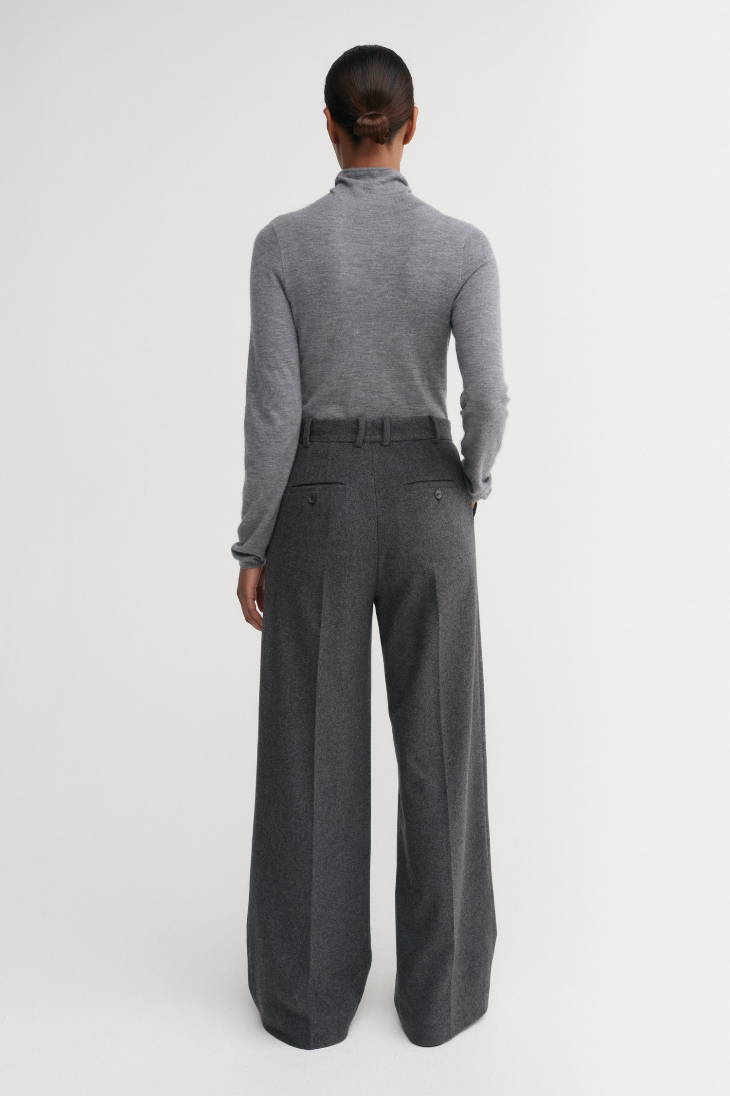 Penny Soft Trousers, dark grey