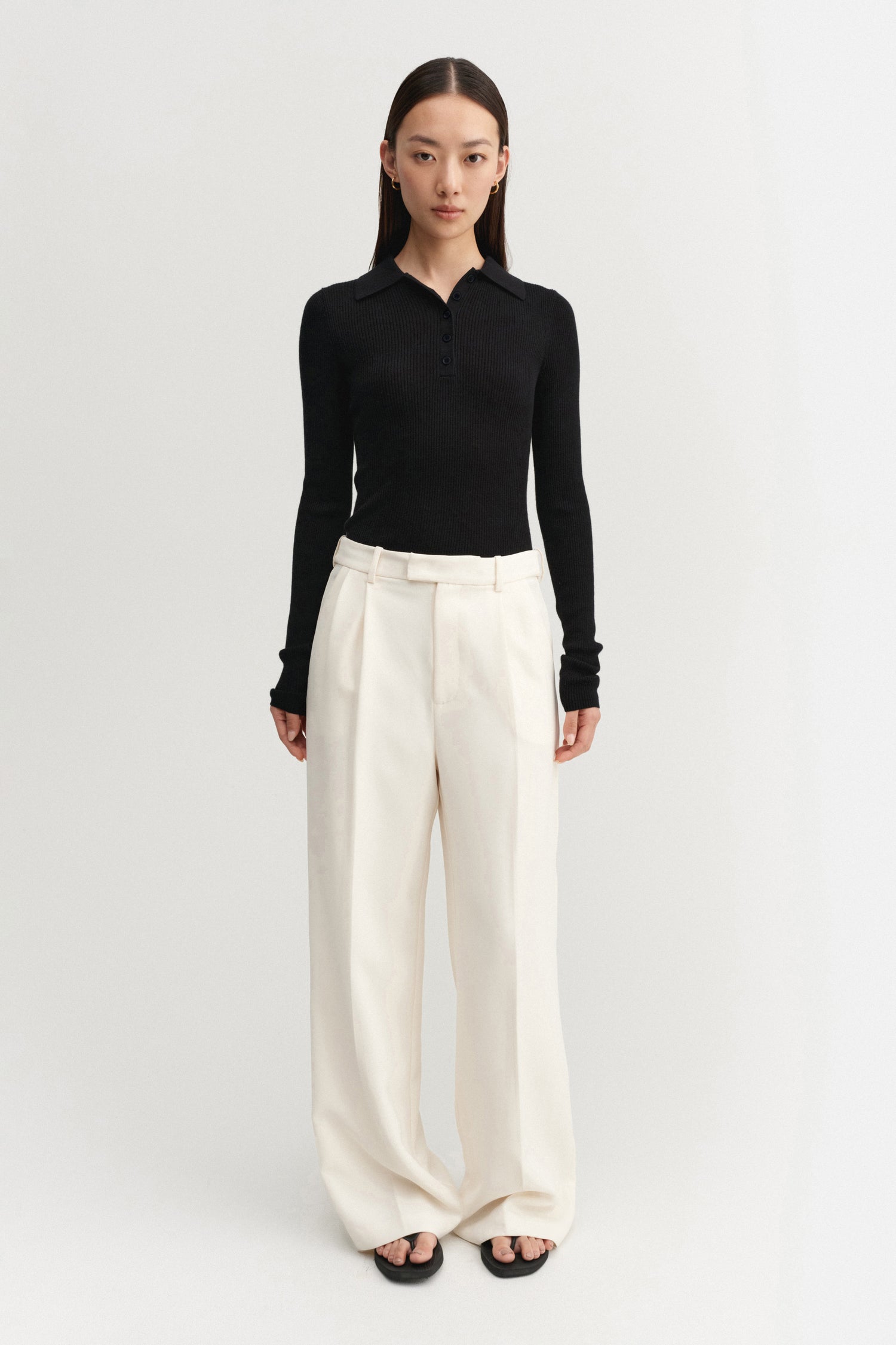 Jules Rib Top, black