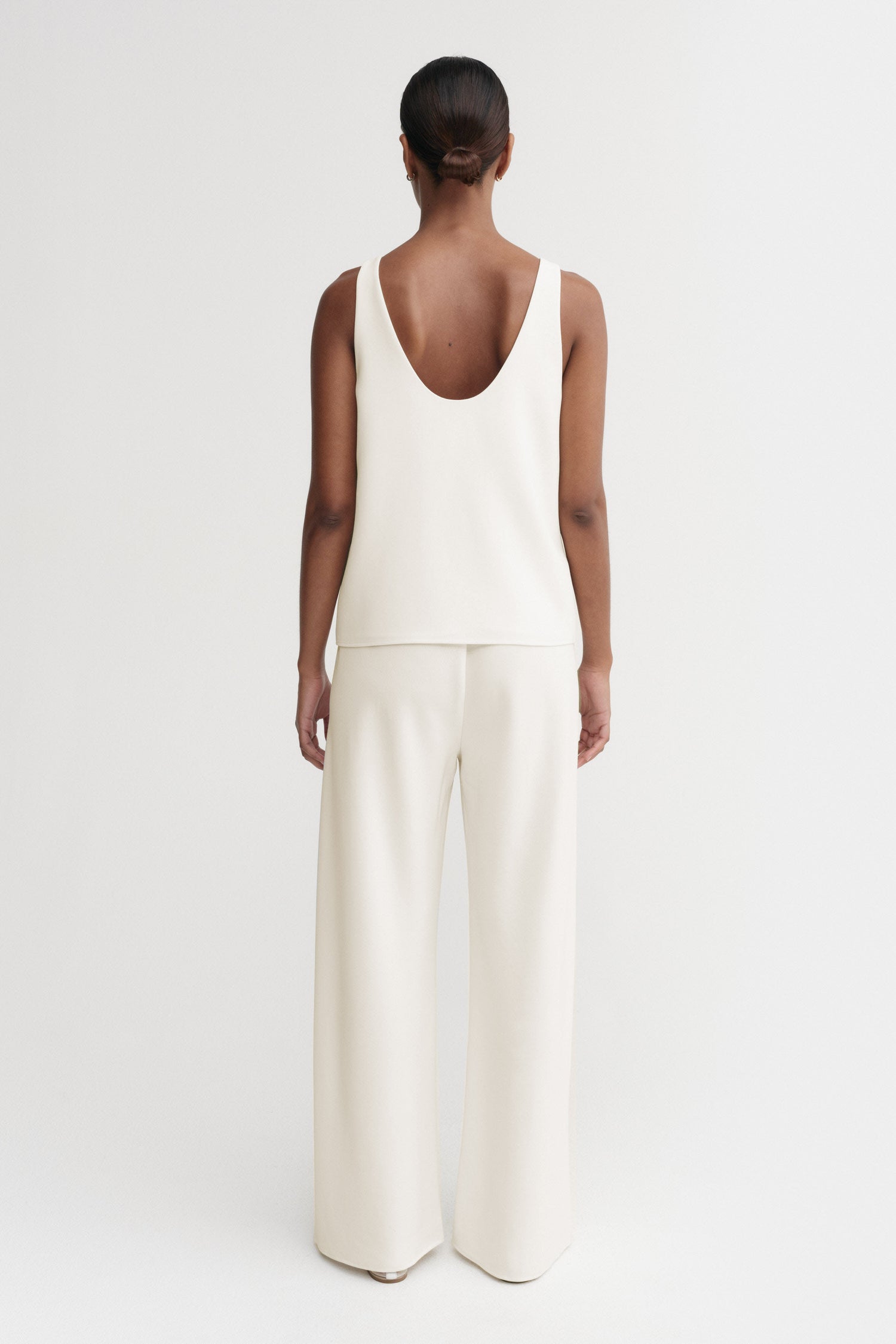 Romy Crepe Top, cream