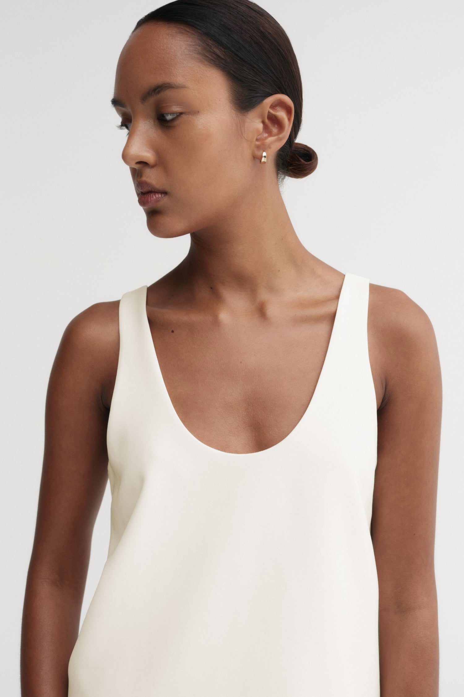Romy Crepe Top, cream