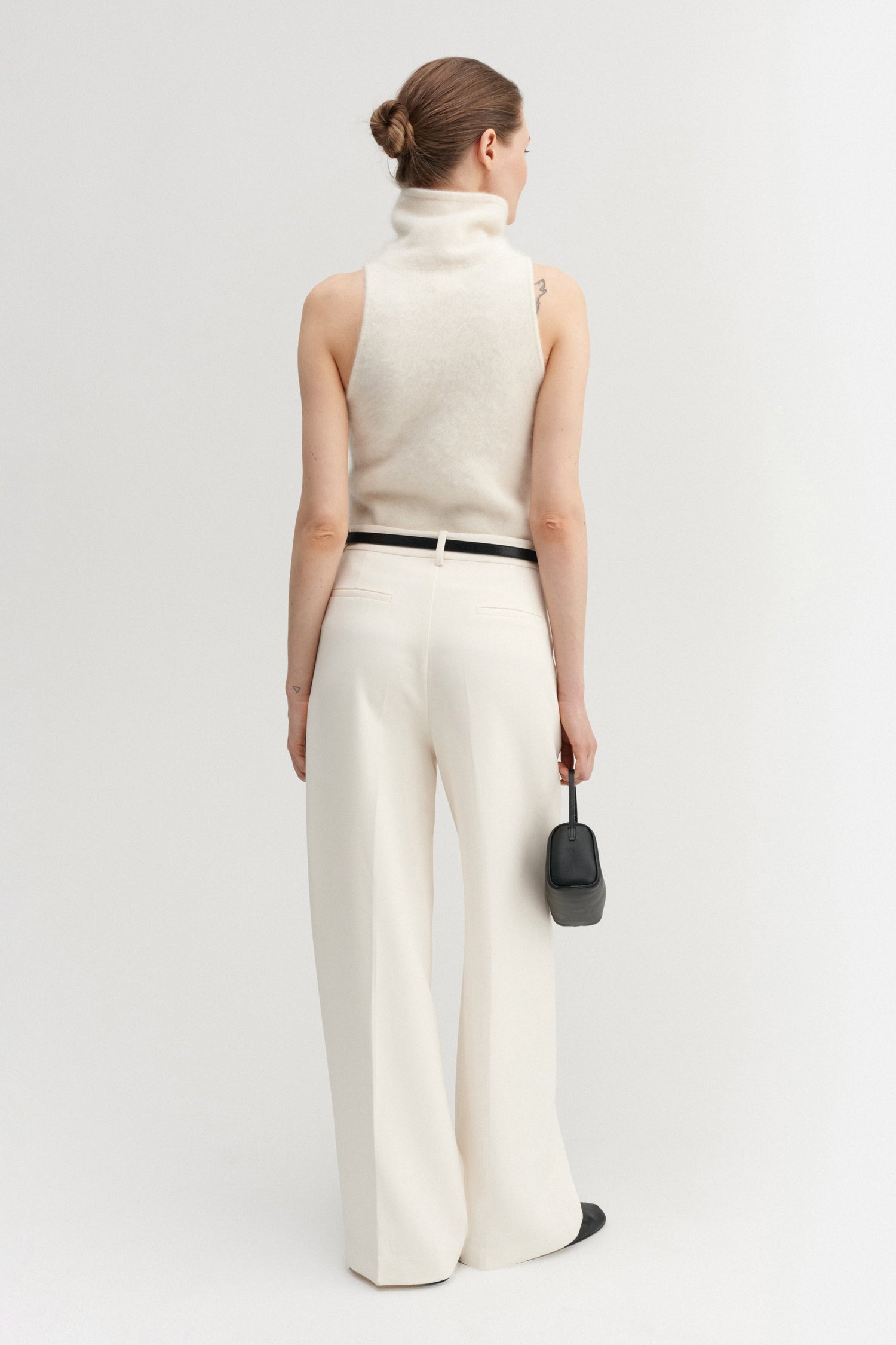 Vida Brushed Top, creme