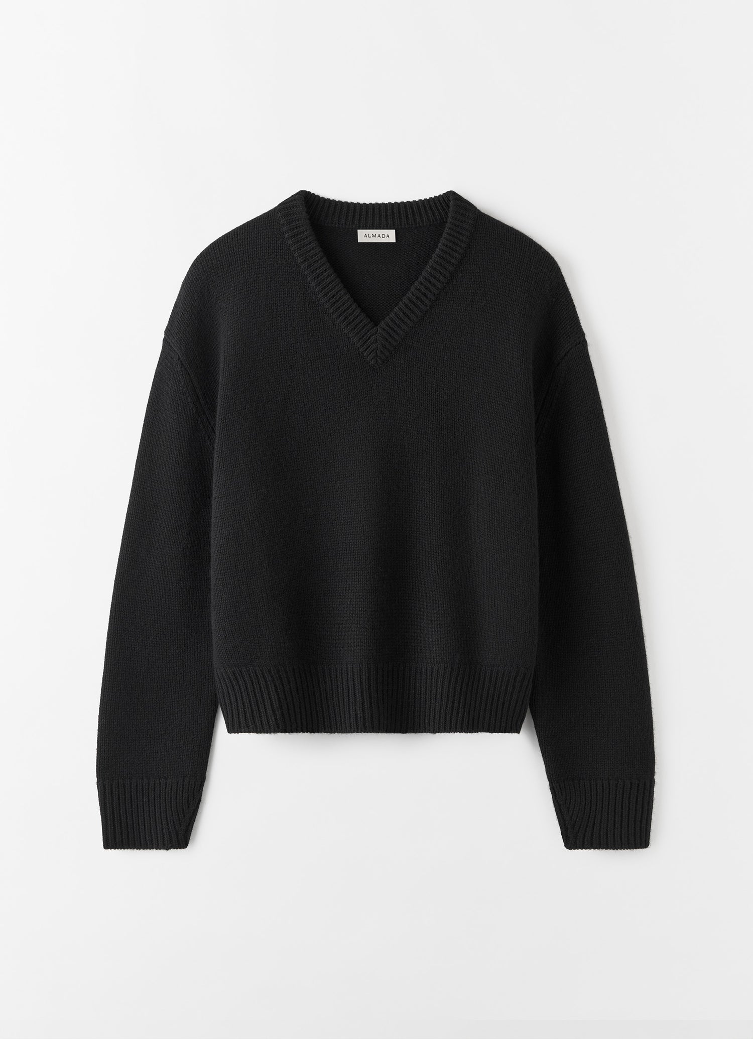 Pull col V Yara, noir