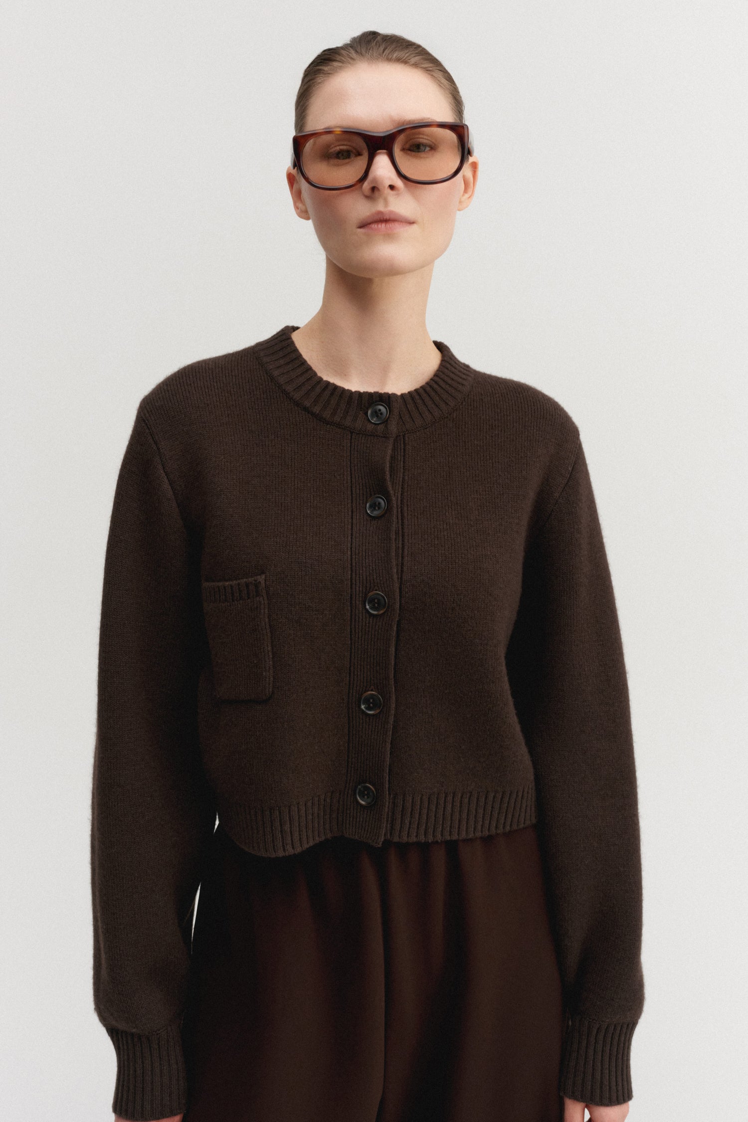 Zozo Cardigan, chocolate