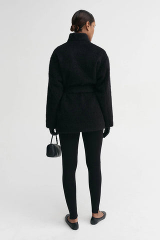 Noorie Mantel, schwarz