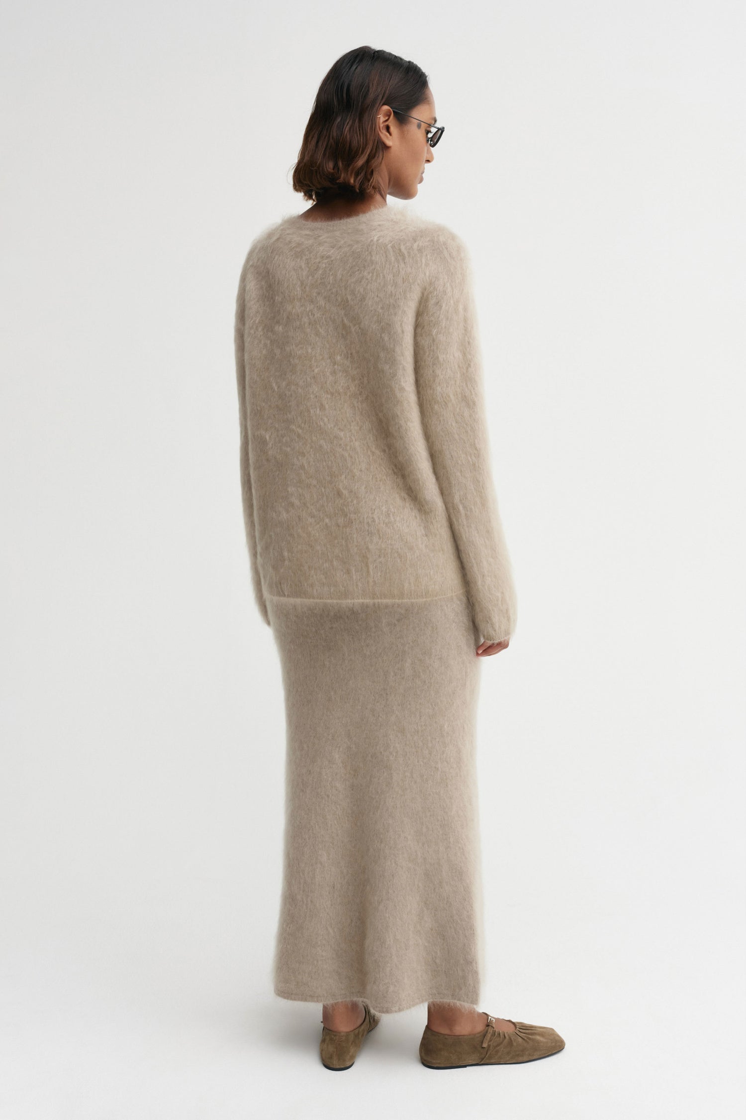 Floy Cashmere Sweater, nougat