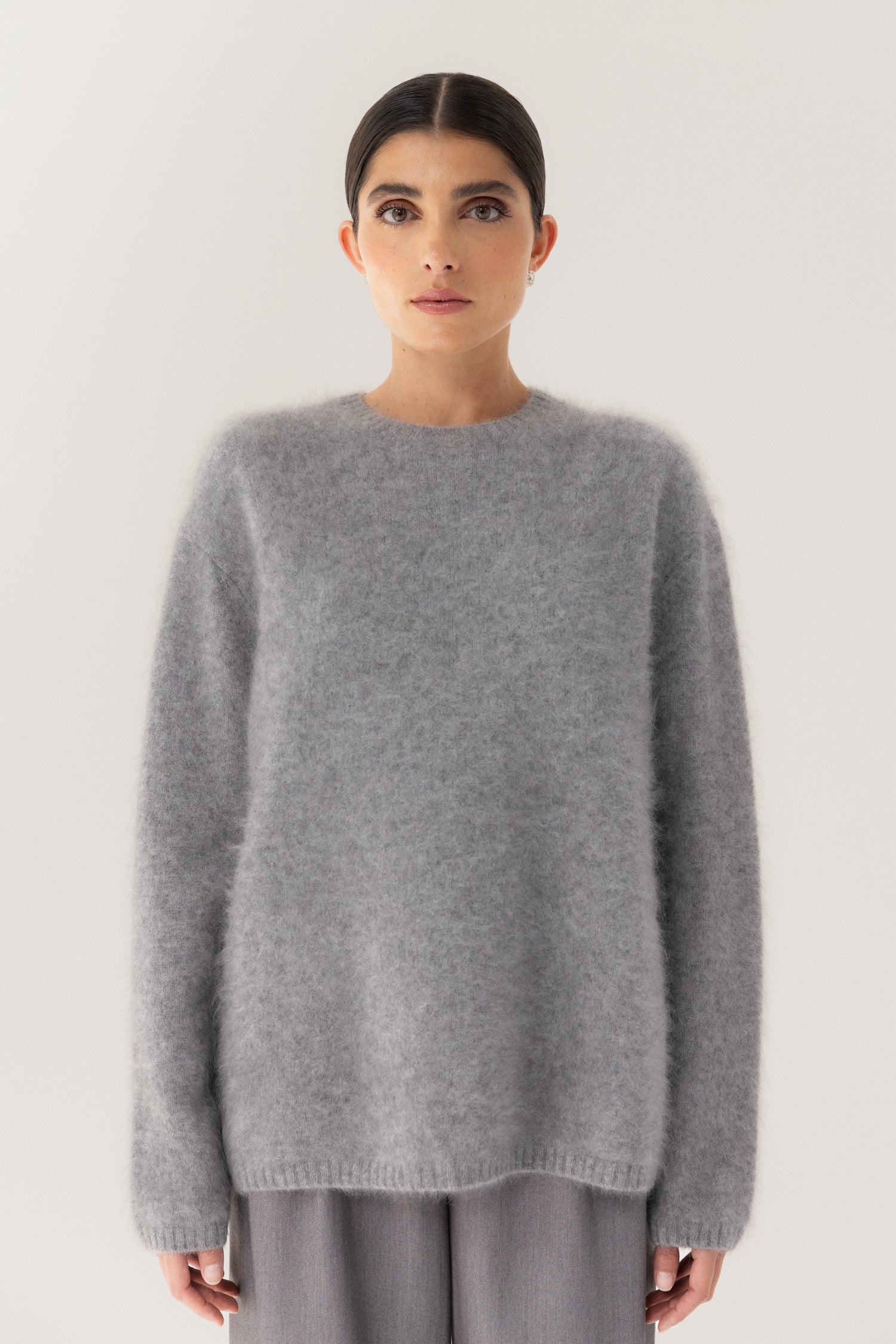 Floy Cashmere Sweater, grey