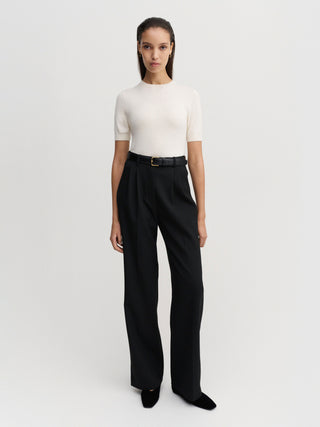 Amel Tailored Trousers, black