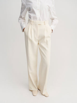 Amel Tailored Trousers, vanilla