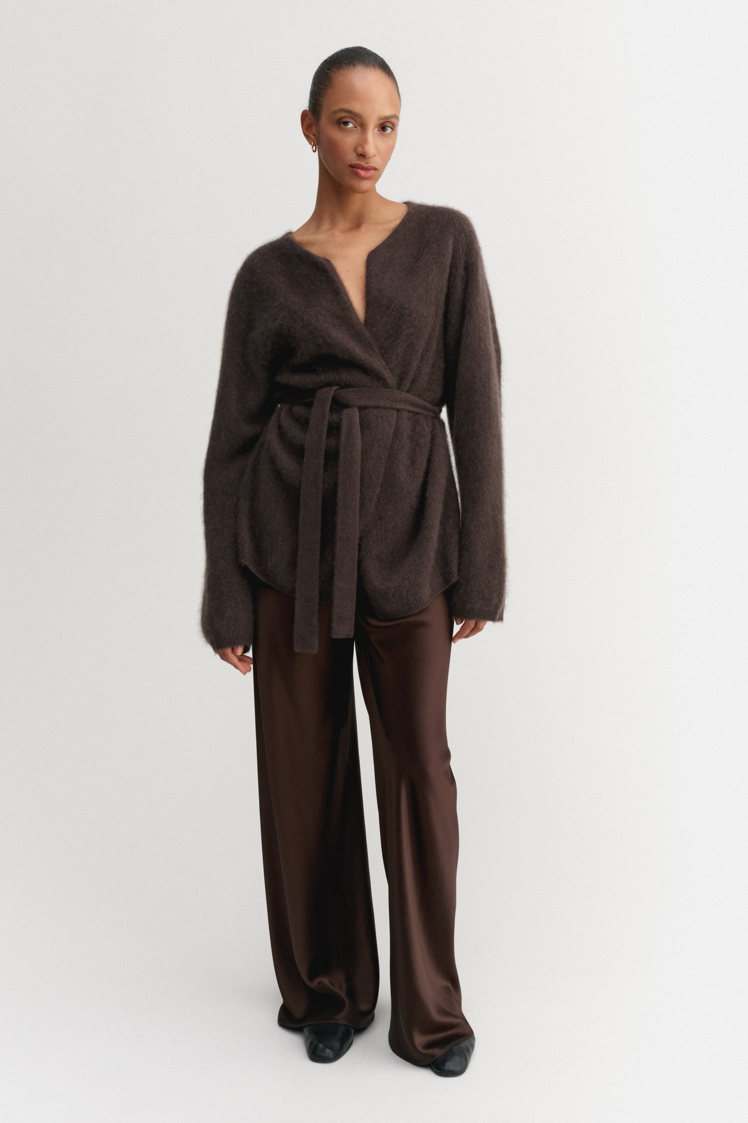Aria Cardigan, chocolate