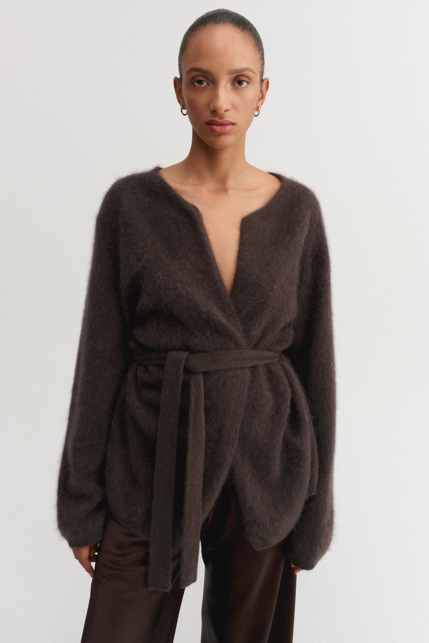 Aria Cardigan, chocolate