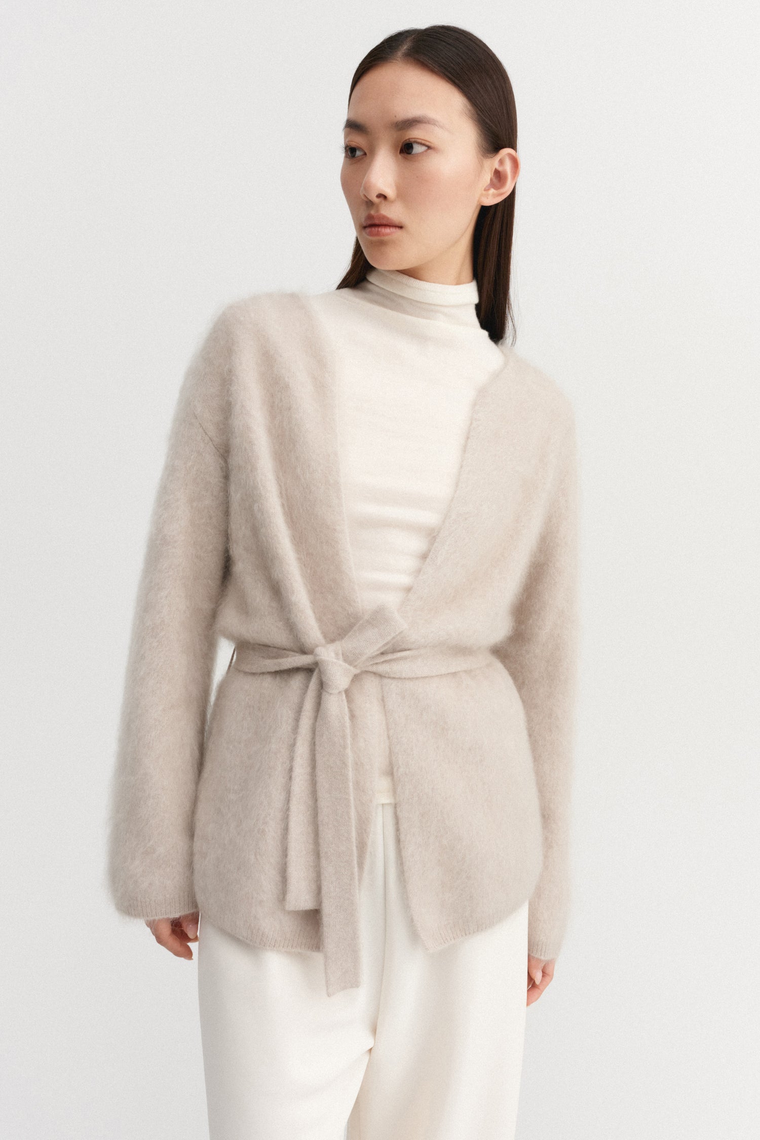 Aria Cardigan, taupe
