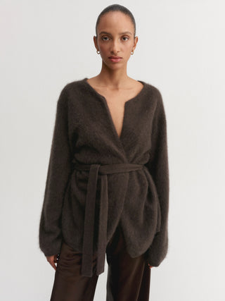Aria Cardigan, chocolate