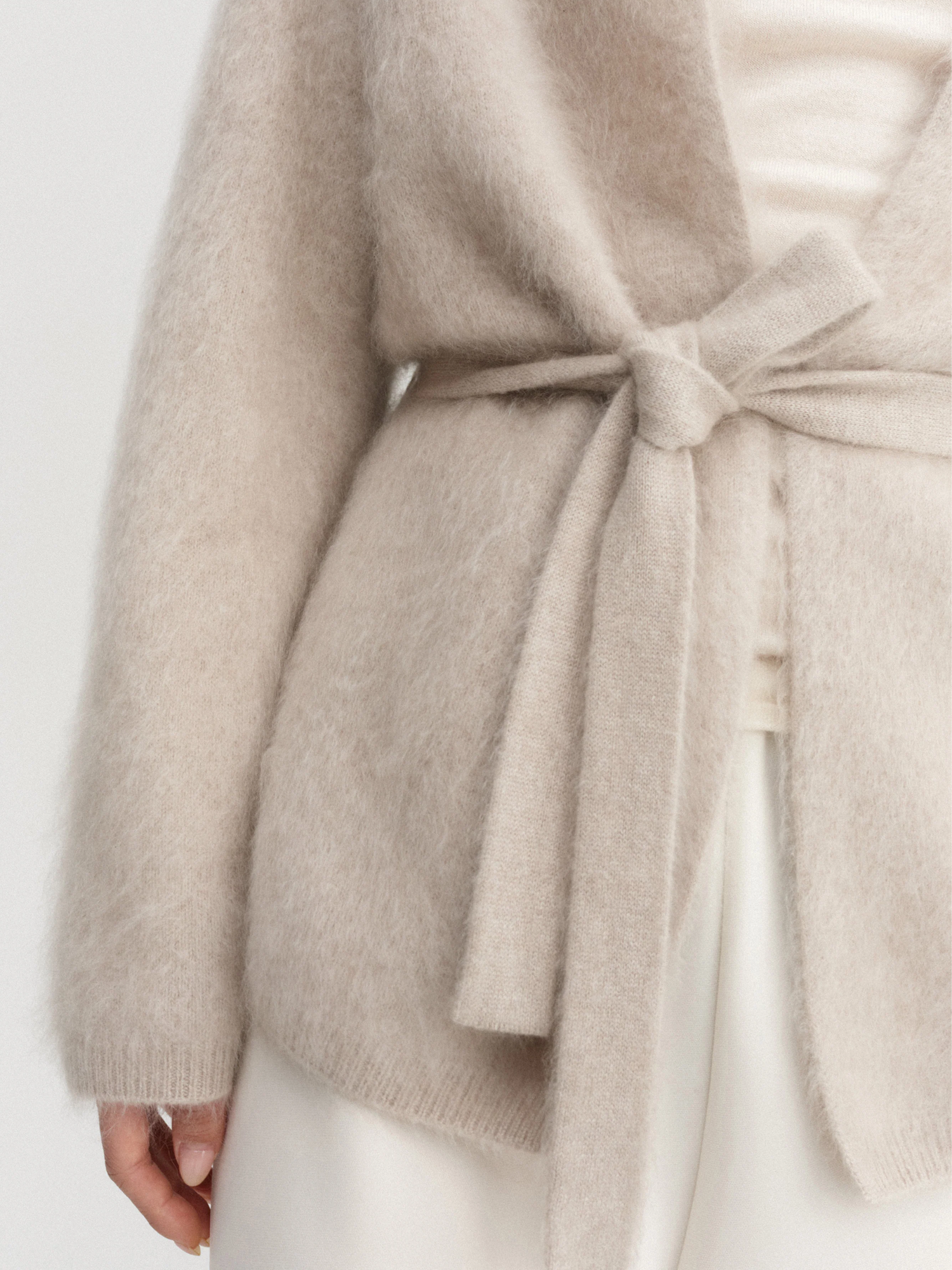 Cardigan 'Aria', taupe