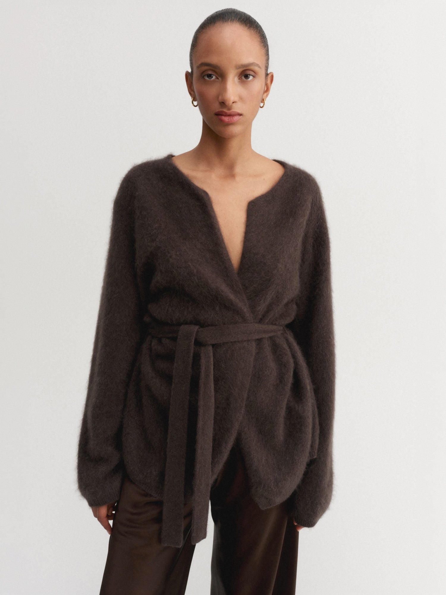 Aria Cardigan, chocolate