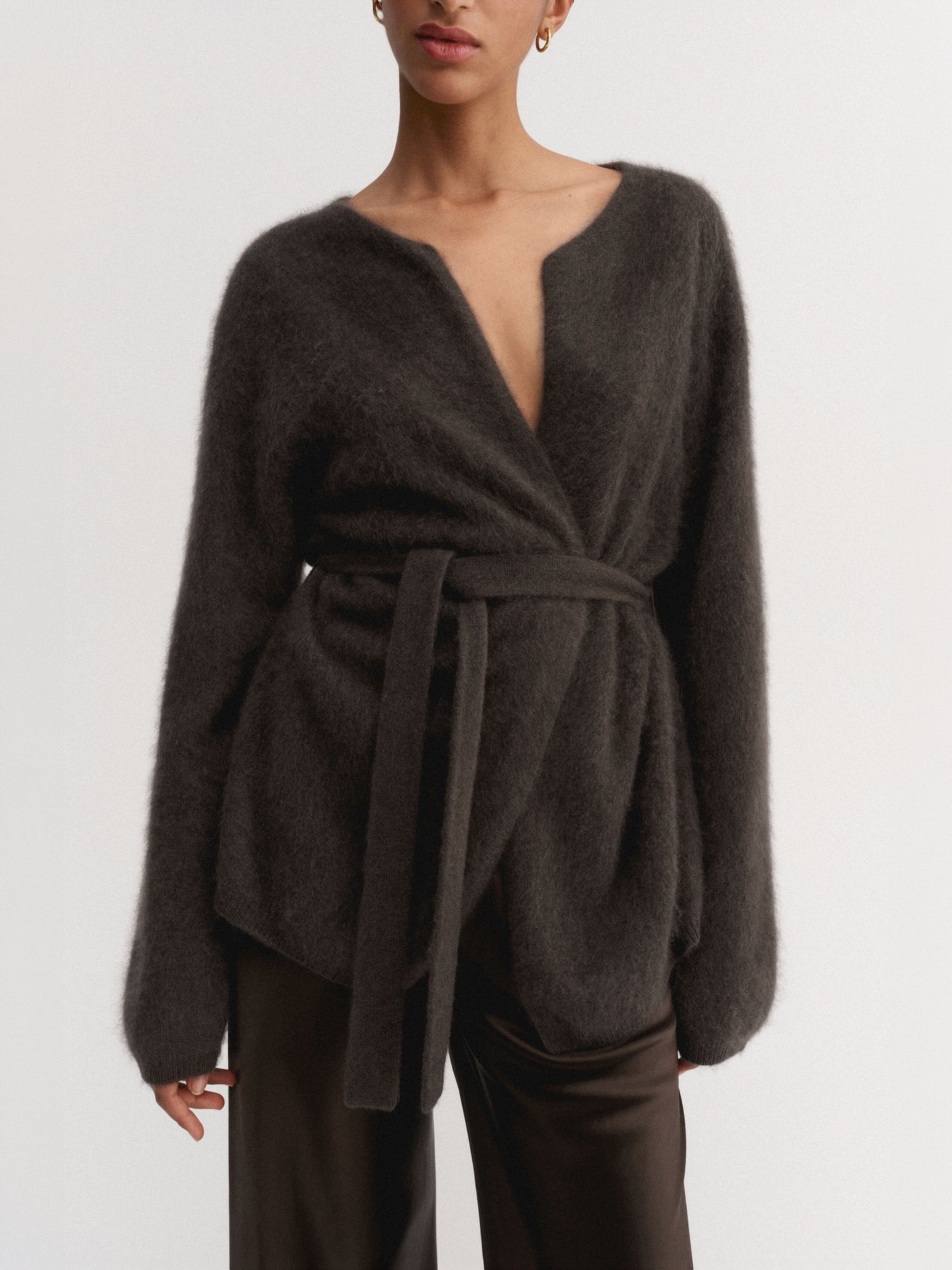 Aria Cardigan, chocolate