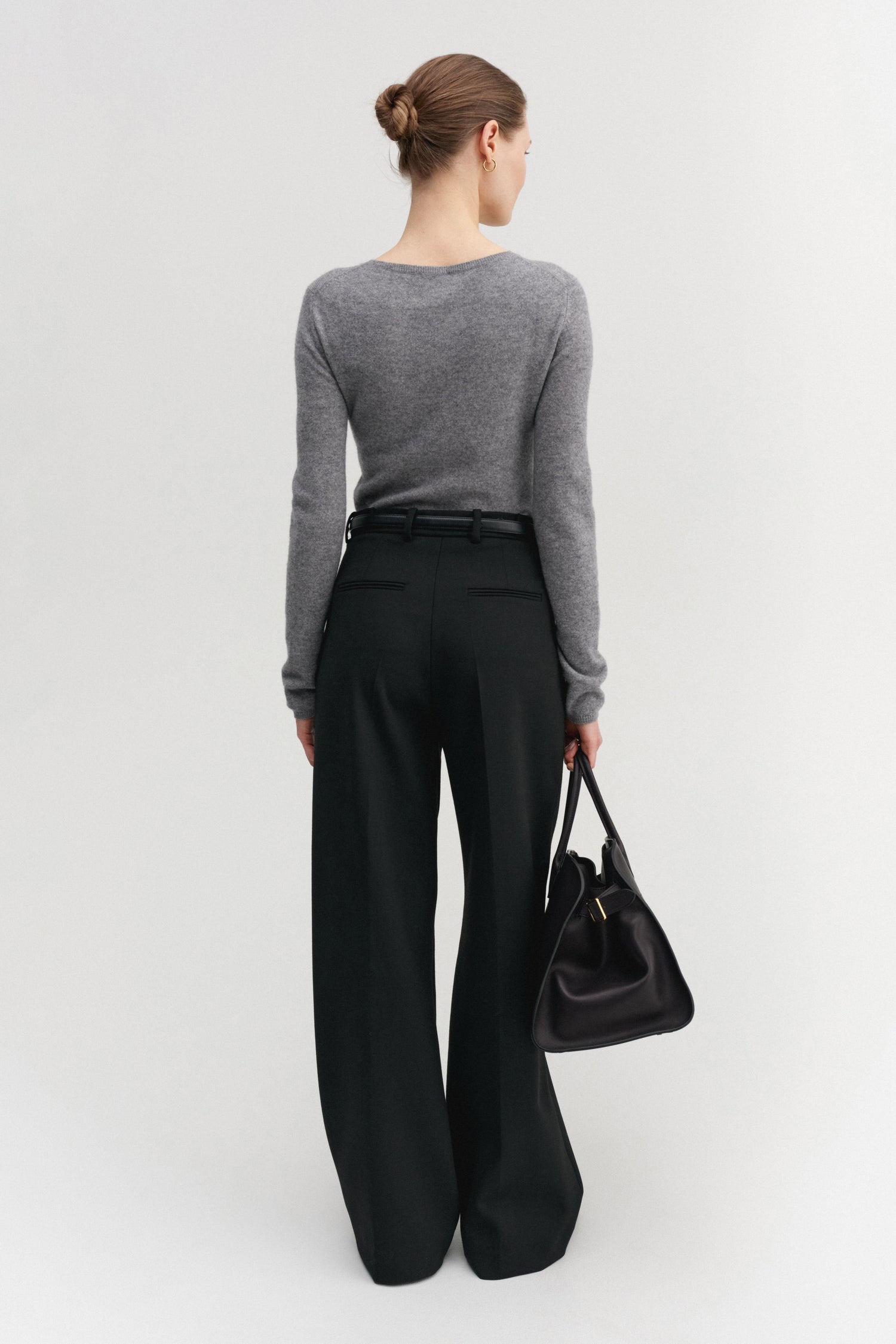 Awa Crewneck Sweater, grey